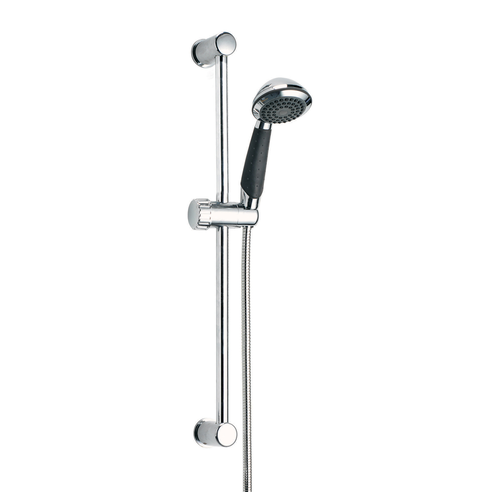 Pura Modern Slide Rail with Single Function Handset & Hose