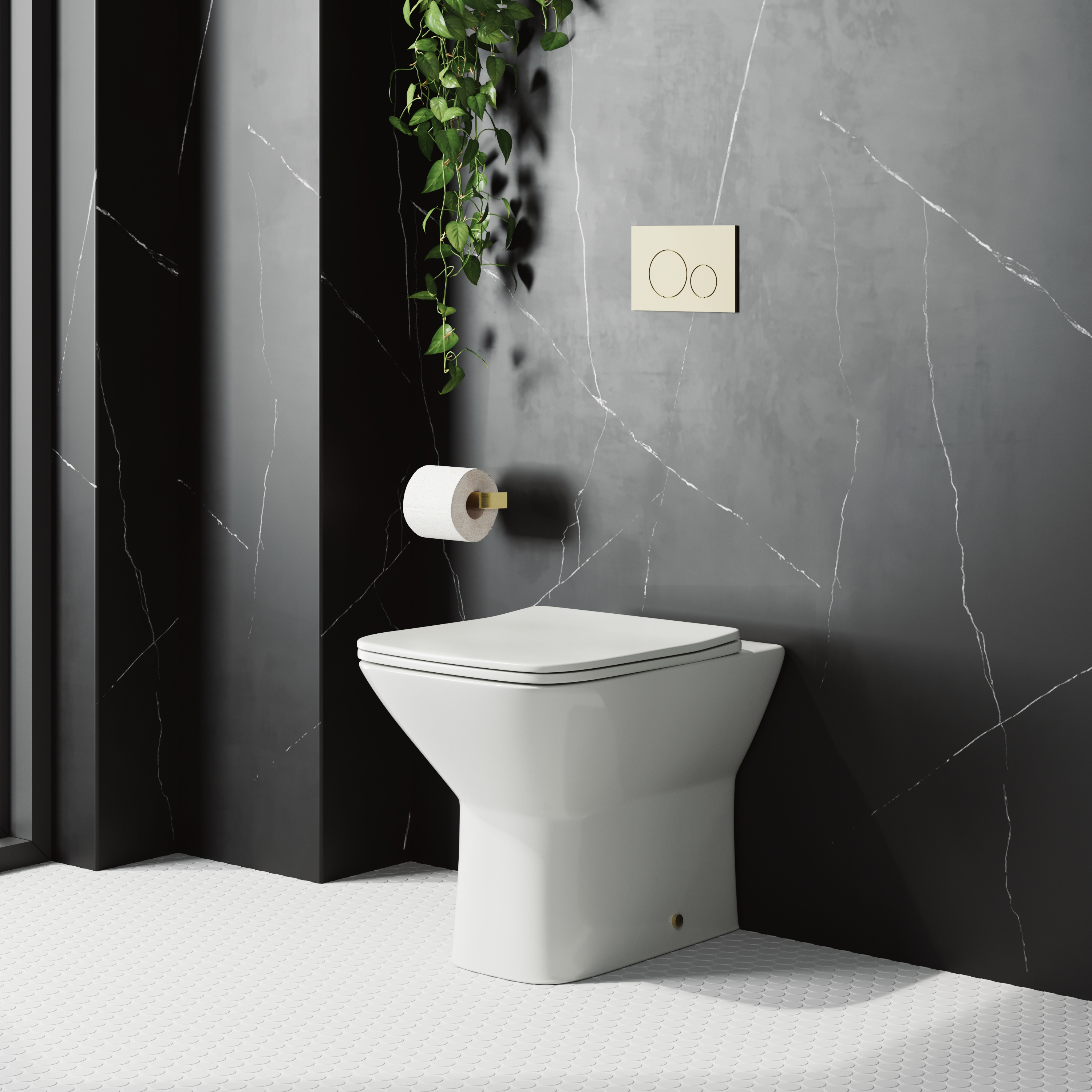 Harbour Alchemy Rimless Back to Wall Toilet & Soft Close Seat
