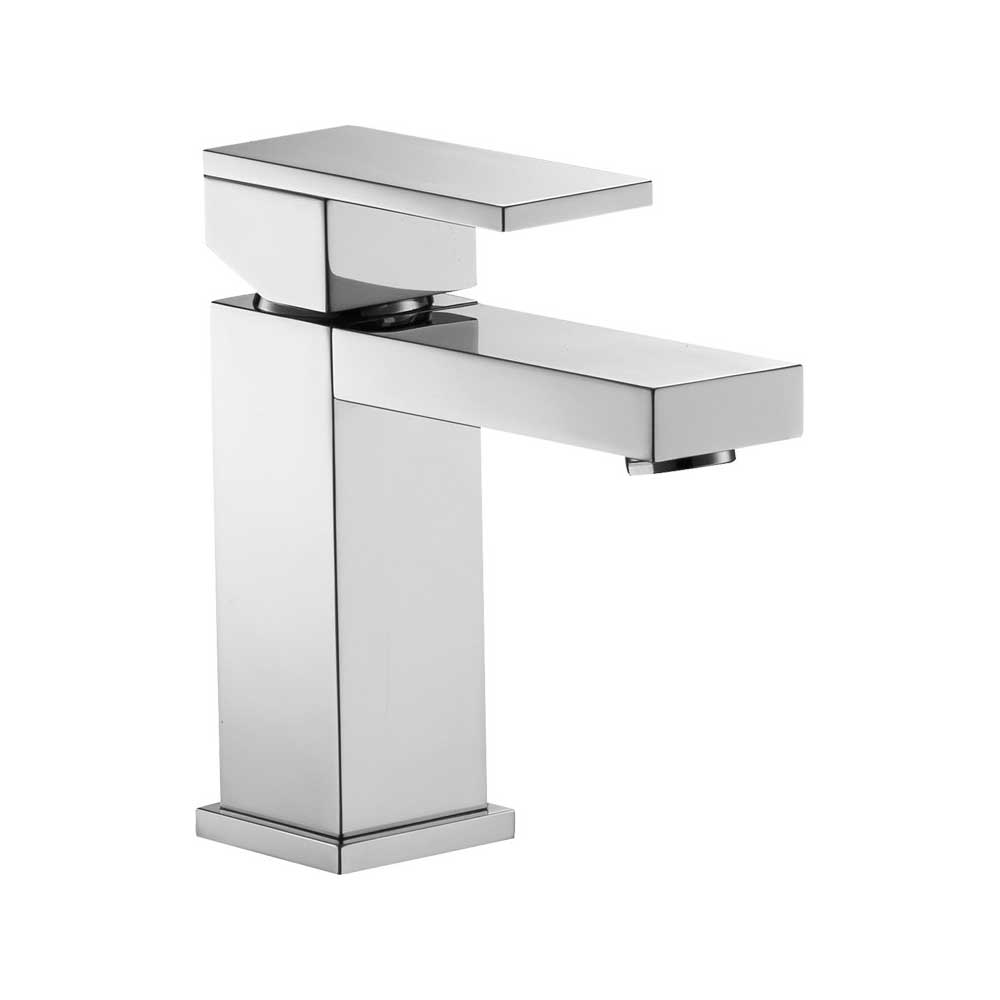 Pura Bloque Single Lever Basin Mixer with Clicker Waste