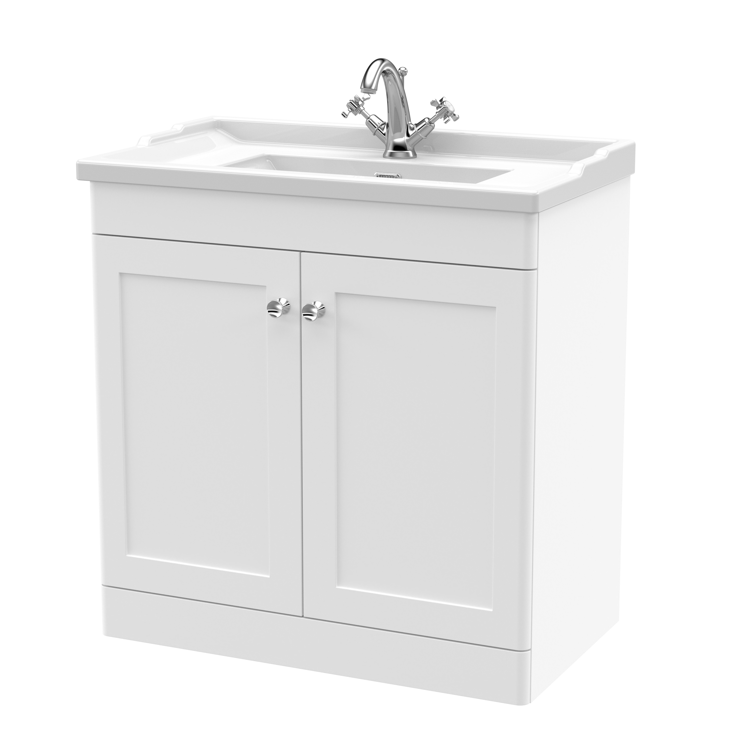Butler & Rose Ophelia 800mm Floorstanding 2 Door Vanity Unit & Basin
