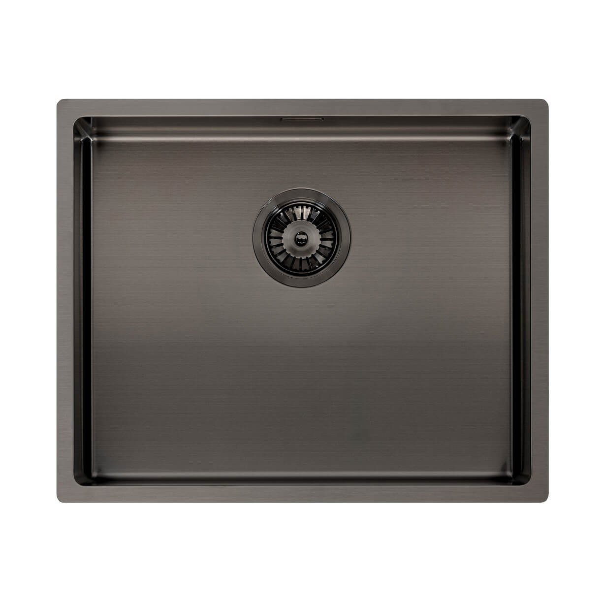 Reginox Miami 1 Bowl Gunmetal Stainless Steel Inset / Undermount Kitchen Sink - 540 x 440mm