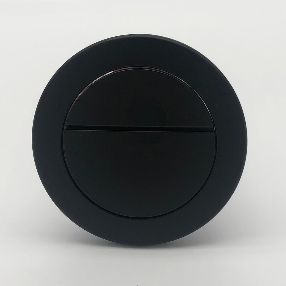 Harbour Pneumatic Dual Flush Concealed Cistern with Polystyrene Jacket & Matt Black Button
