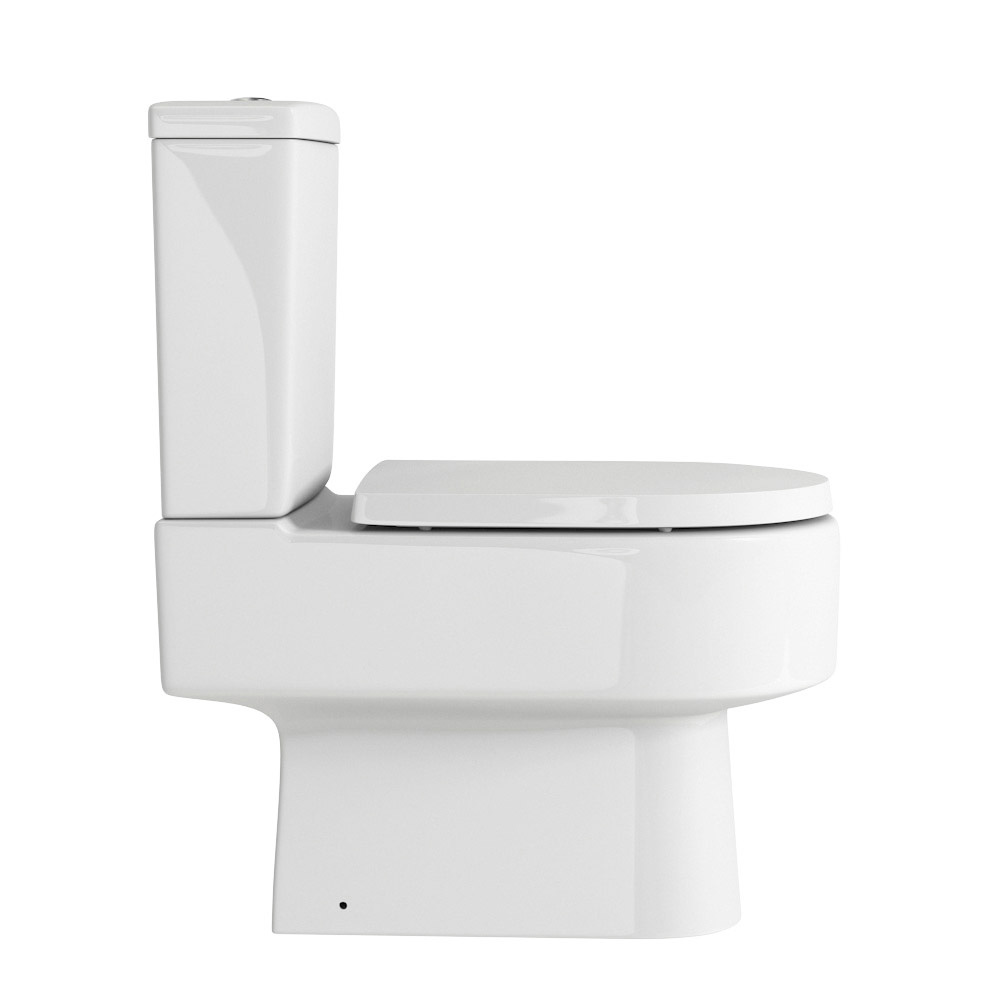 Auk Modern Close Coupled Toilet with Soft Close Seat