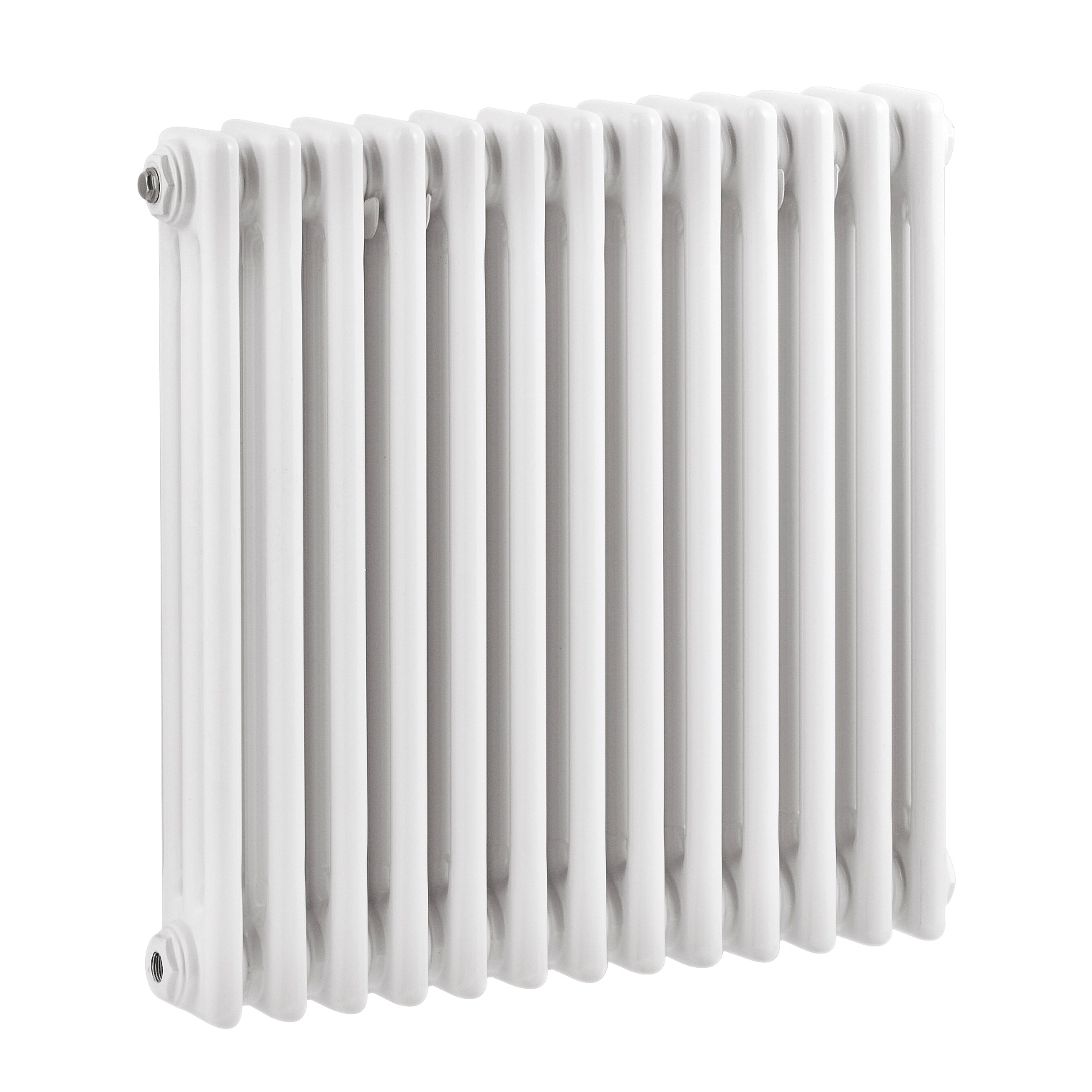 Hudson Reed Colosseum White Triple Column Traditional Radiator