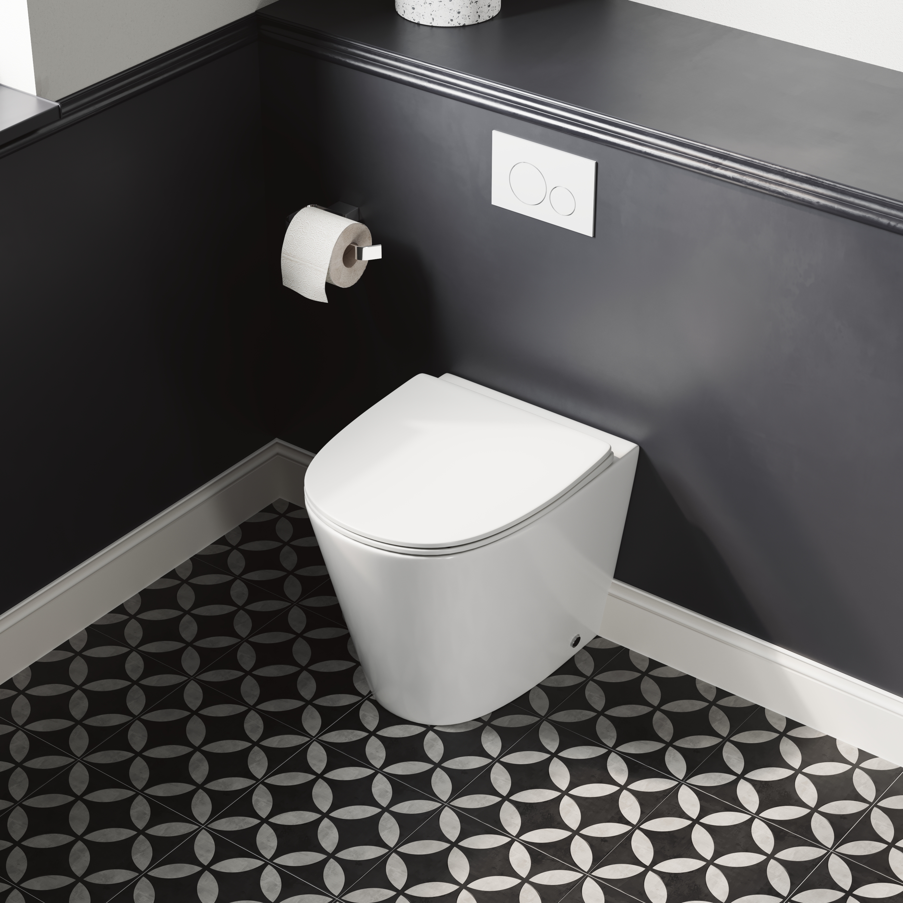 Harbour Clarity Back to Wall Rimless Toilet & Soft Close Seat