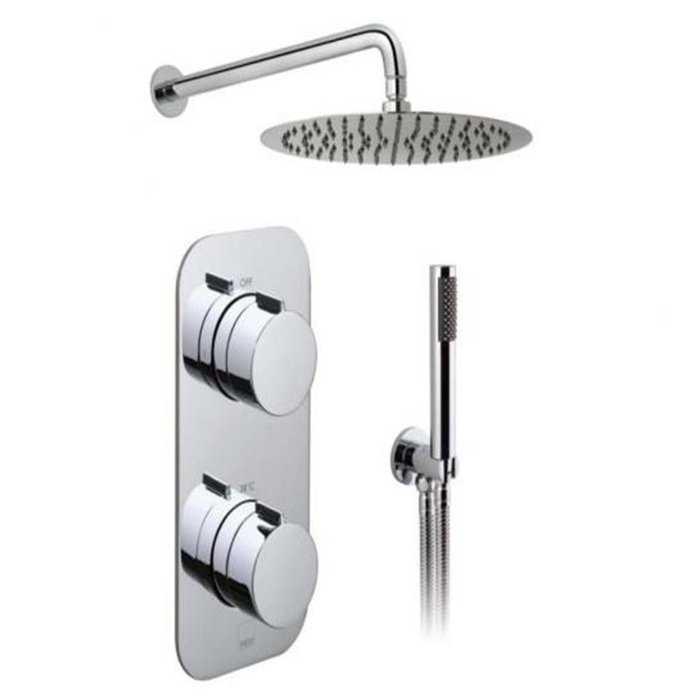 Vado Tablet Altitude Vertical Concealed Thermostatic Shower Valve Package 17