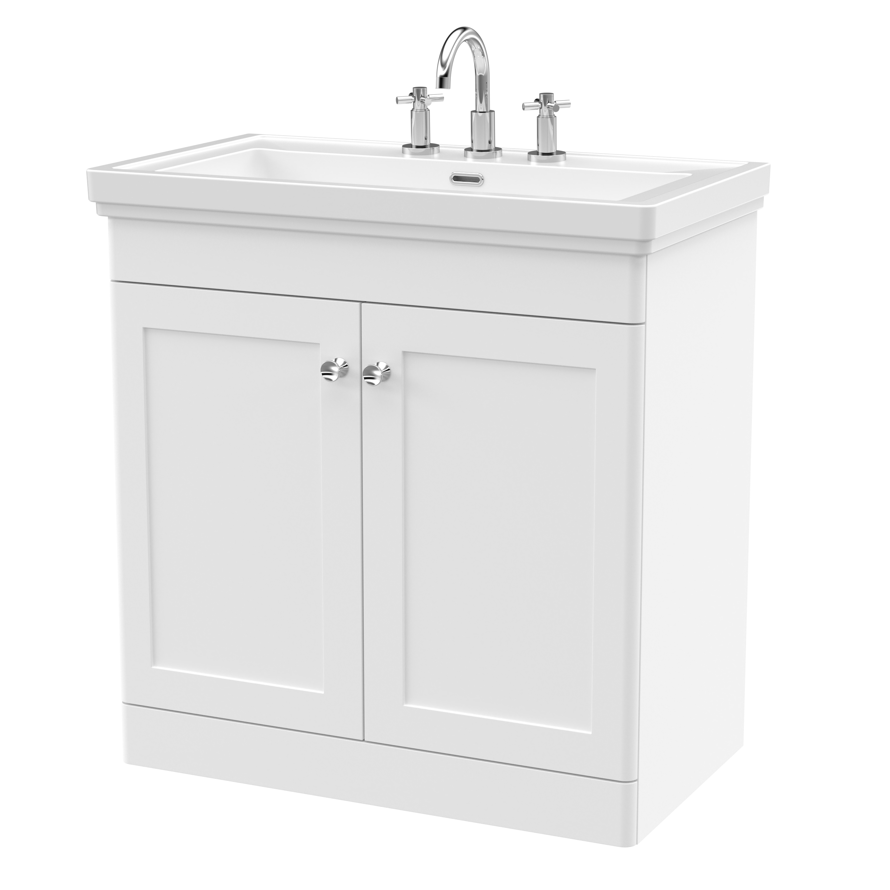 Butler & Rose Ophelia 800mm Floorstanding 2 Door Vanity Unit & Basin