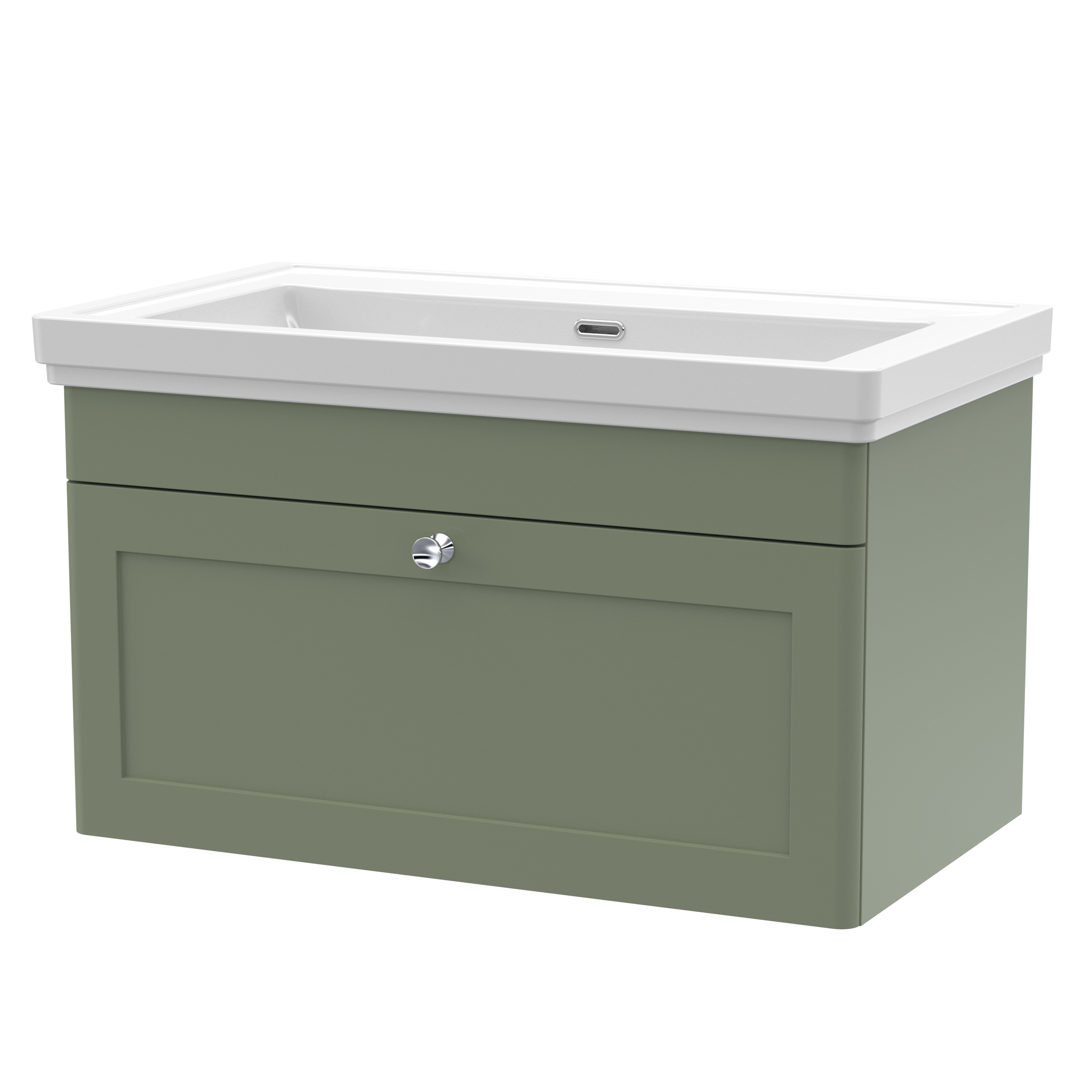 Butler & Rose Ophelia 800mm Wall Mounted 1 Drawer Vanity Unit & Basin