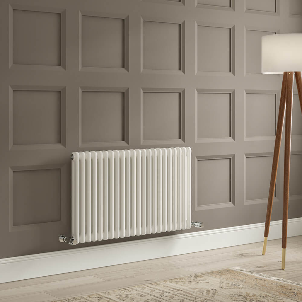 Brenton Olympus Horizontal 2 Column Radiator - White