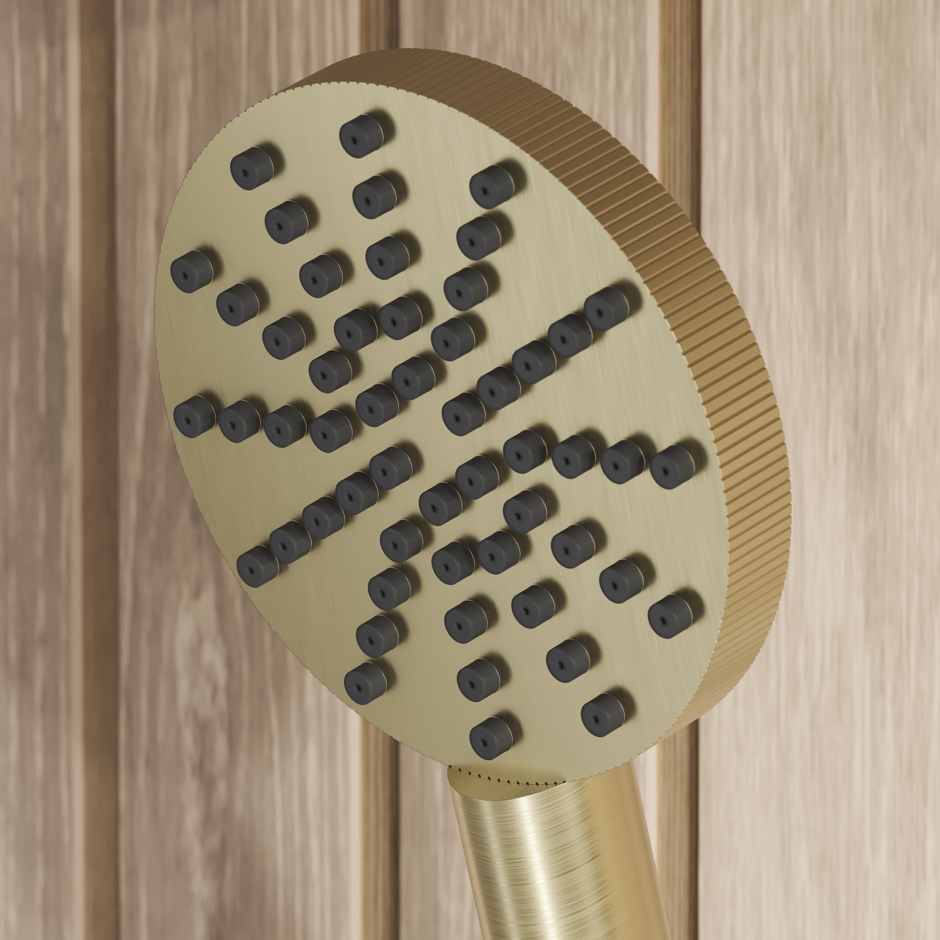 Core Fluted Slide Rail Shower Kit, Shower Handset & Hose with Integrated Elbow