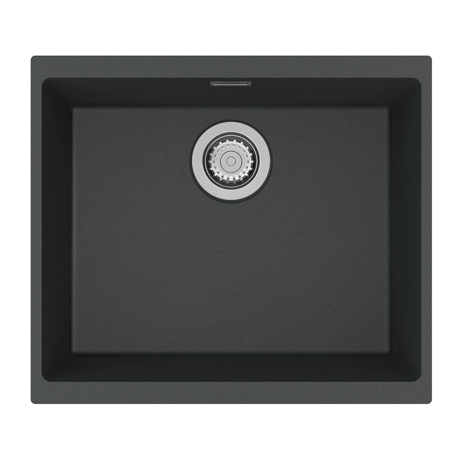 Clearwater Siena 1 Bowl Granite Composite Inset or Undermount Kitchen Sink & Waste - 530 x 460mm