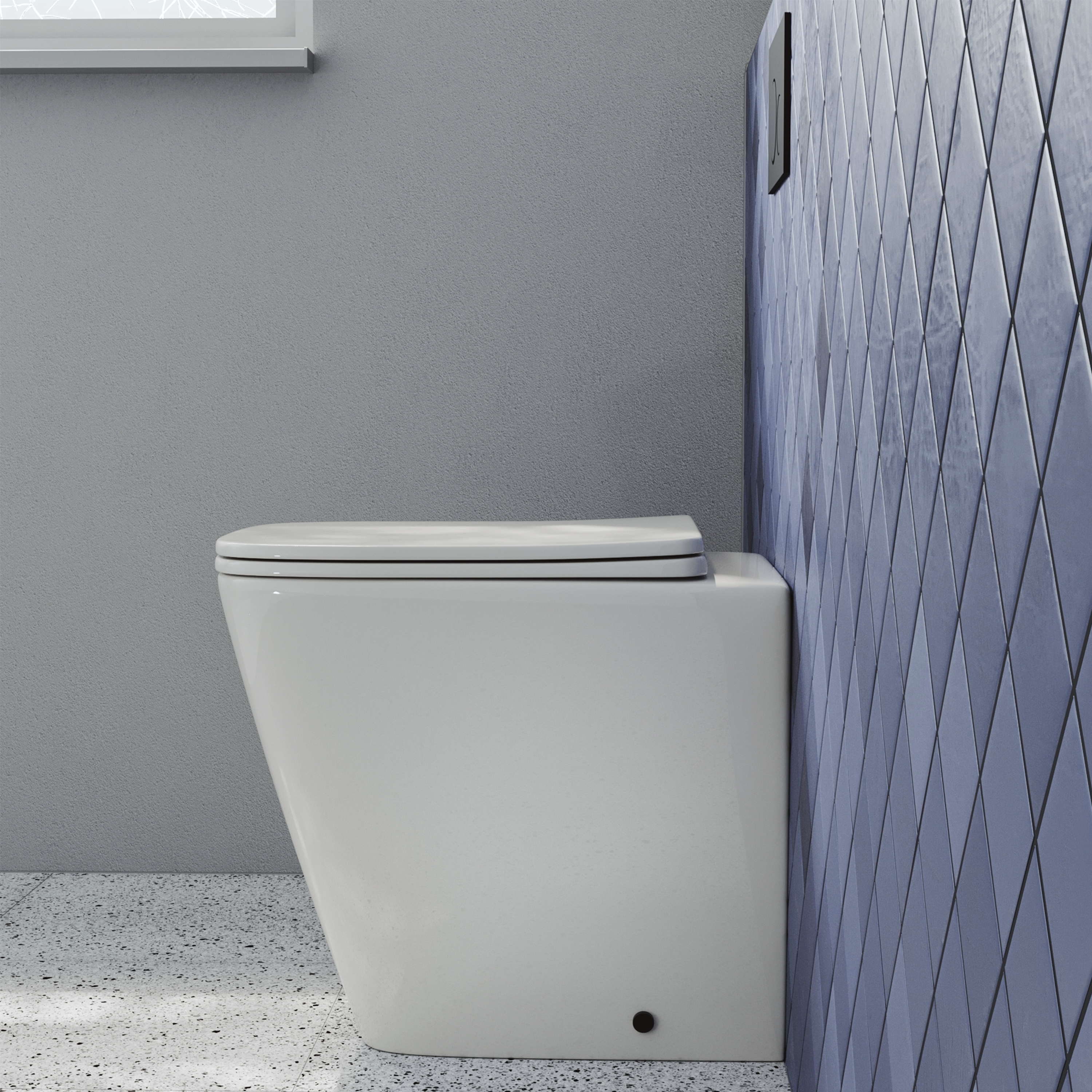 Harbour Unity Rimless Back to Wall Toilet & Soft Close Seat