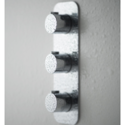 Vado Tablet Altitude Vertical 3 Outlet Concealed Thermostatic Shower Valve