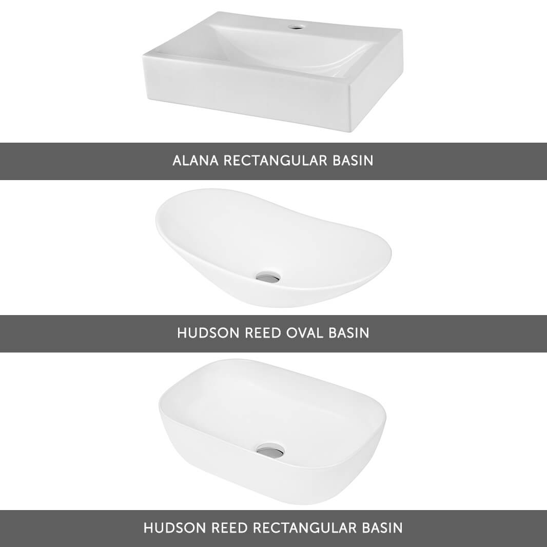 Emily 800mm Wall Mounted 1 Drawer Vanity Unit and Countertop