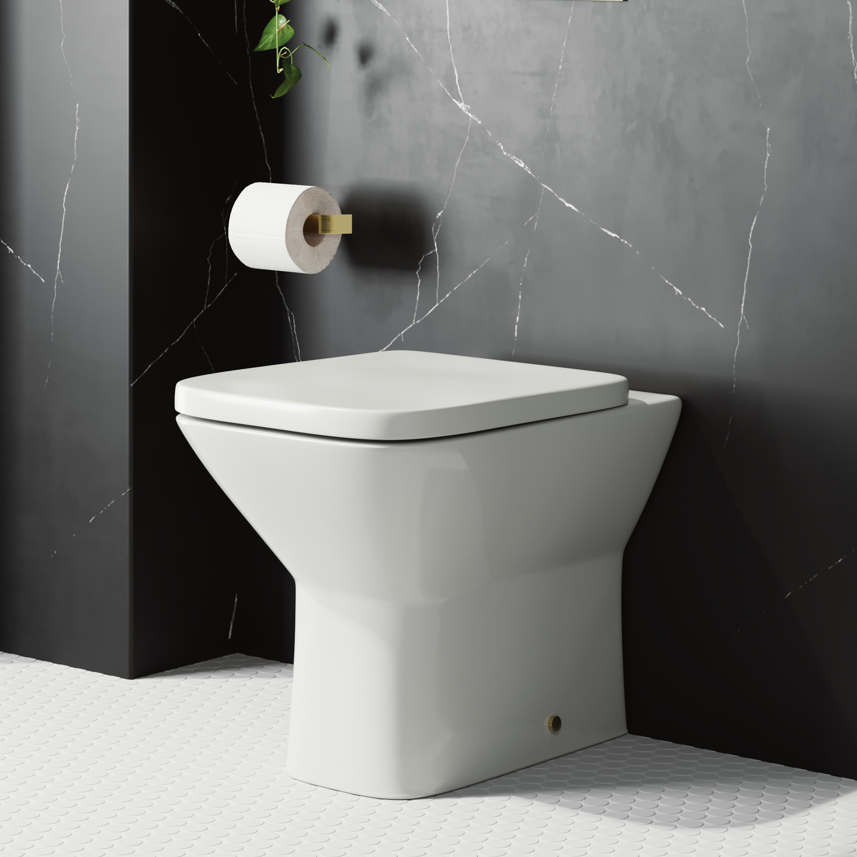 Harbour Alchemy Rimless Back to Wall Toilet & Soft Close Seat