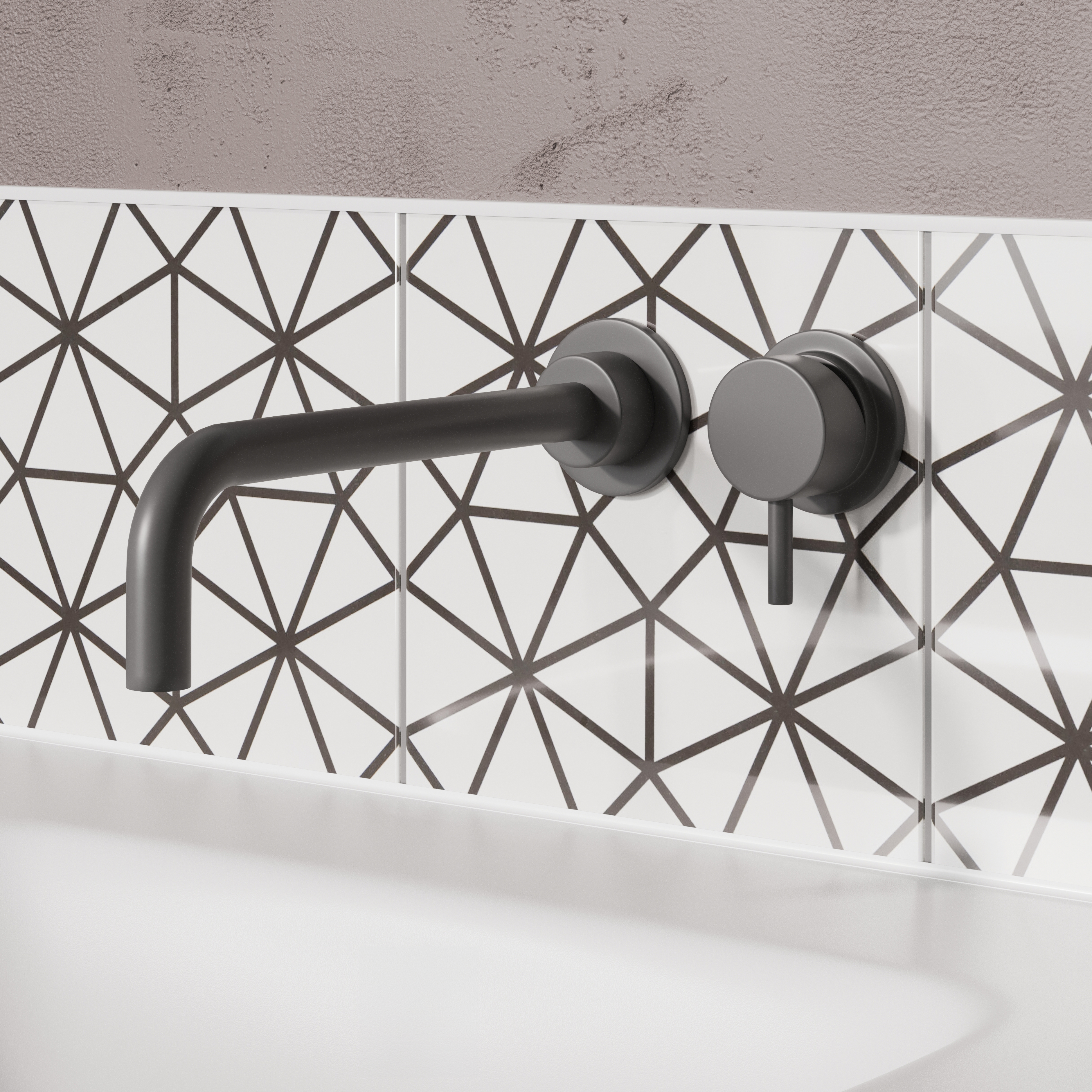Crosswater MPRO Wall Mounted Basin Mixer Tap