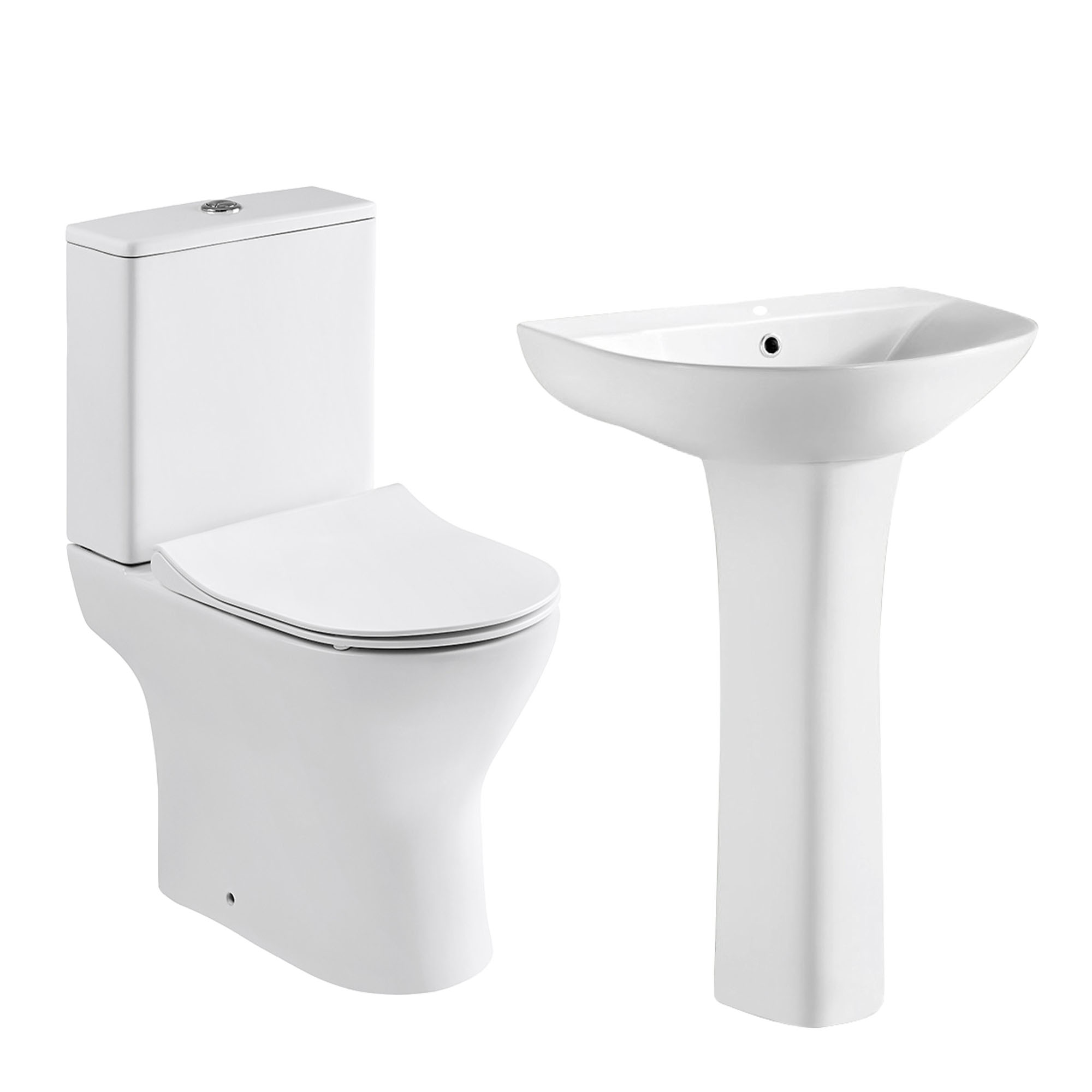 Harbour Acclaim Modern Bathroom Suite with Rimless Toilet