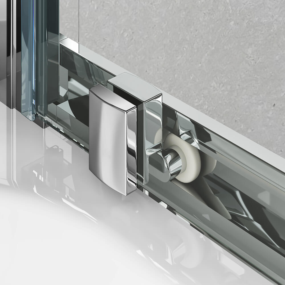 Harbour i8 Easy Clean 8mm Sliding Shower Door & Optional Side Panel