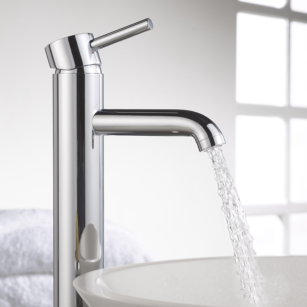 Sagittarius Ergo Tall Basin Monobloc Mixer with Clicker Waste