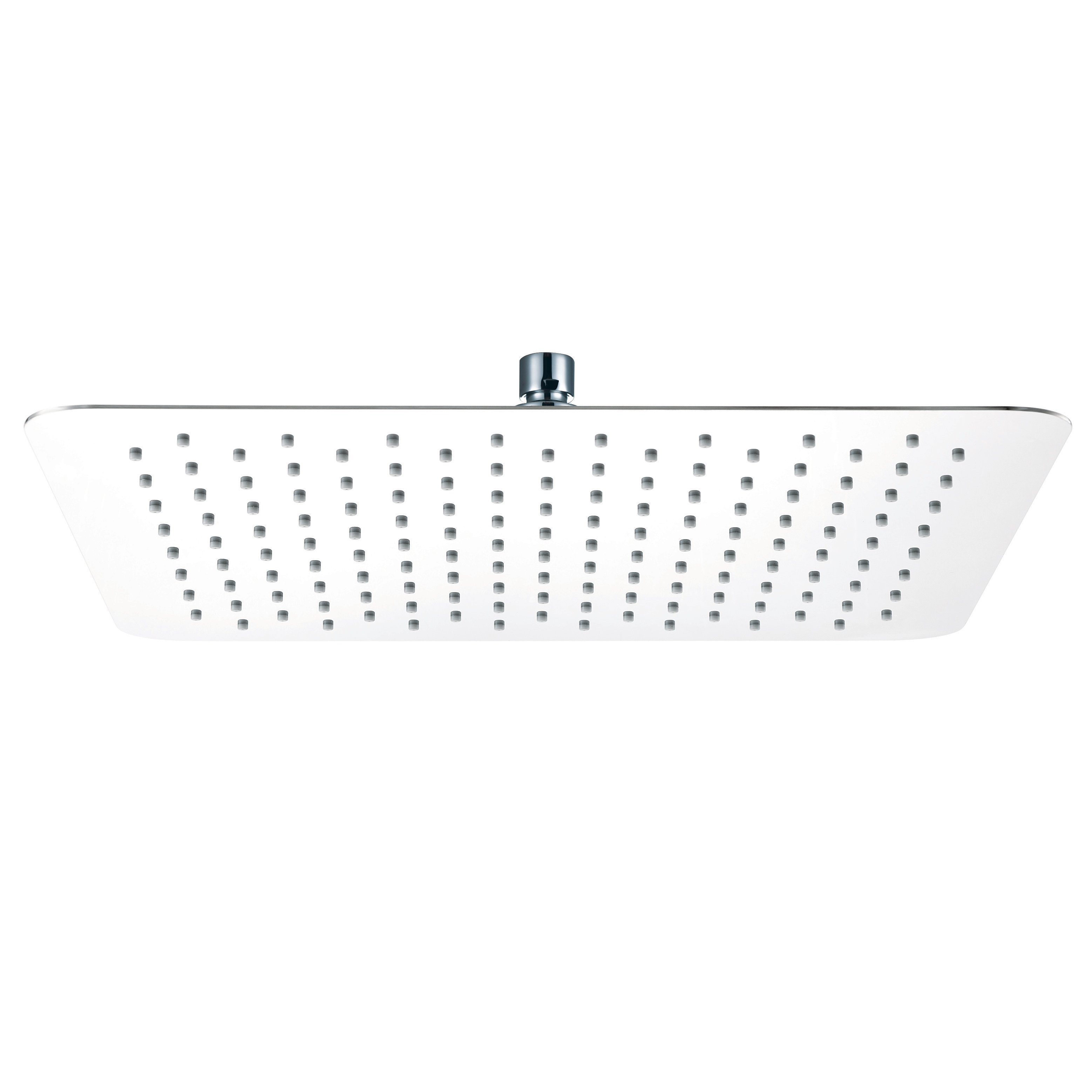 Vellamo Ultra Thin Square 400mm Shower Head & Ceiling Mounted Arm