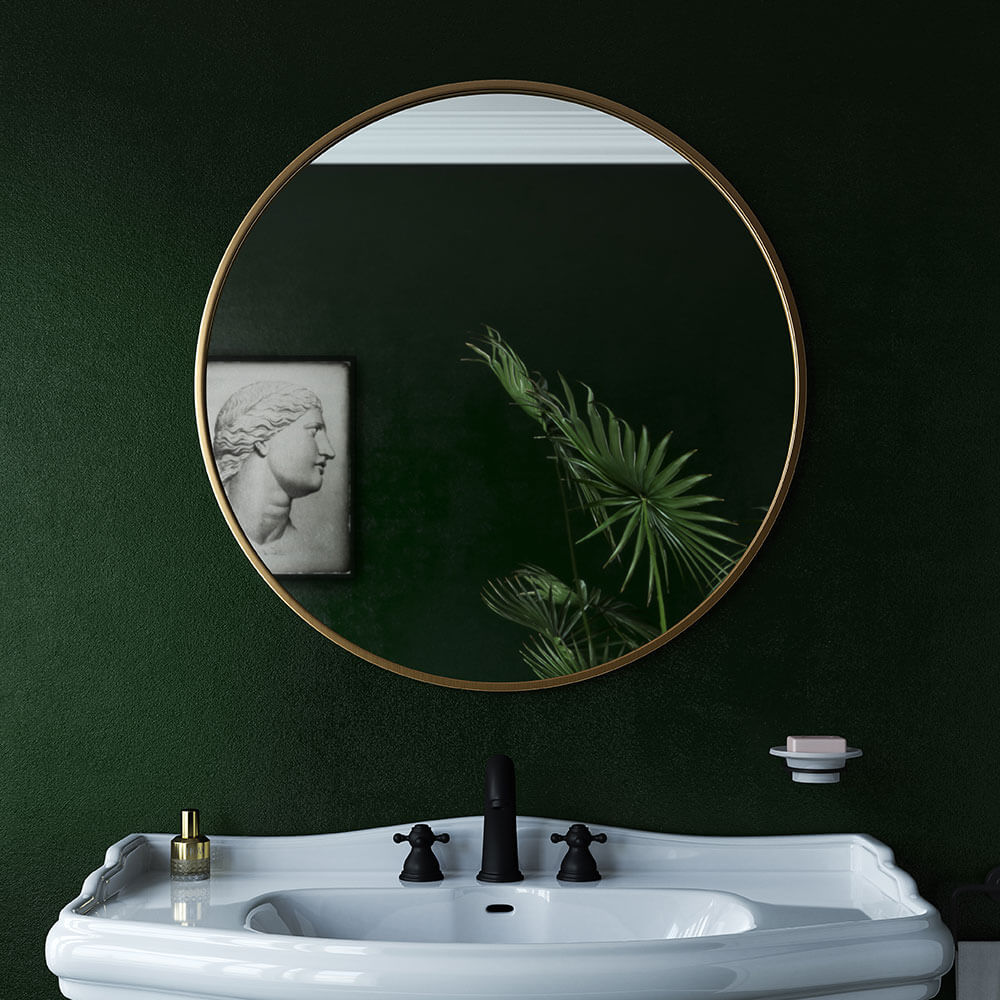 Origins Living Docklands Round Mirror - 600mm & 800mm