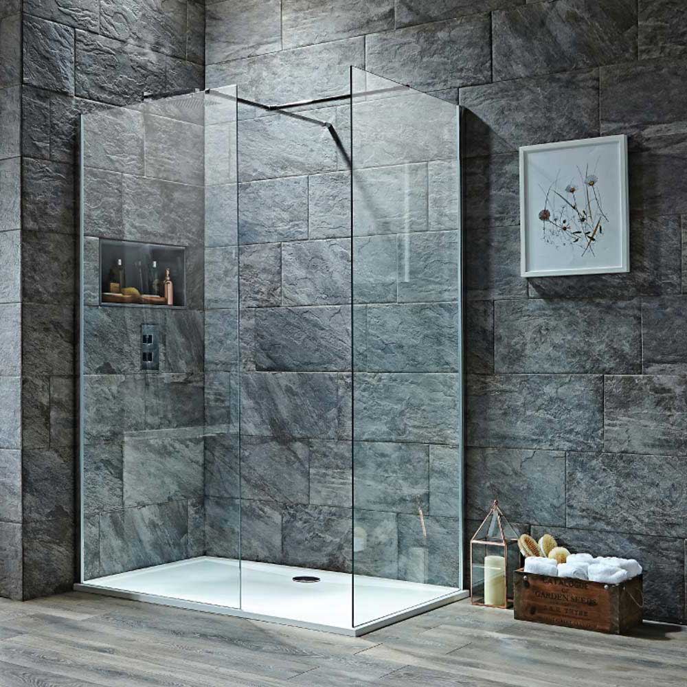 Harbour i8 8mm 2m Tall Easy Clean Wetroom 2 Panel Pack