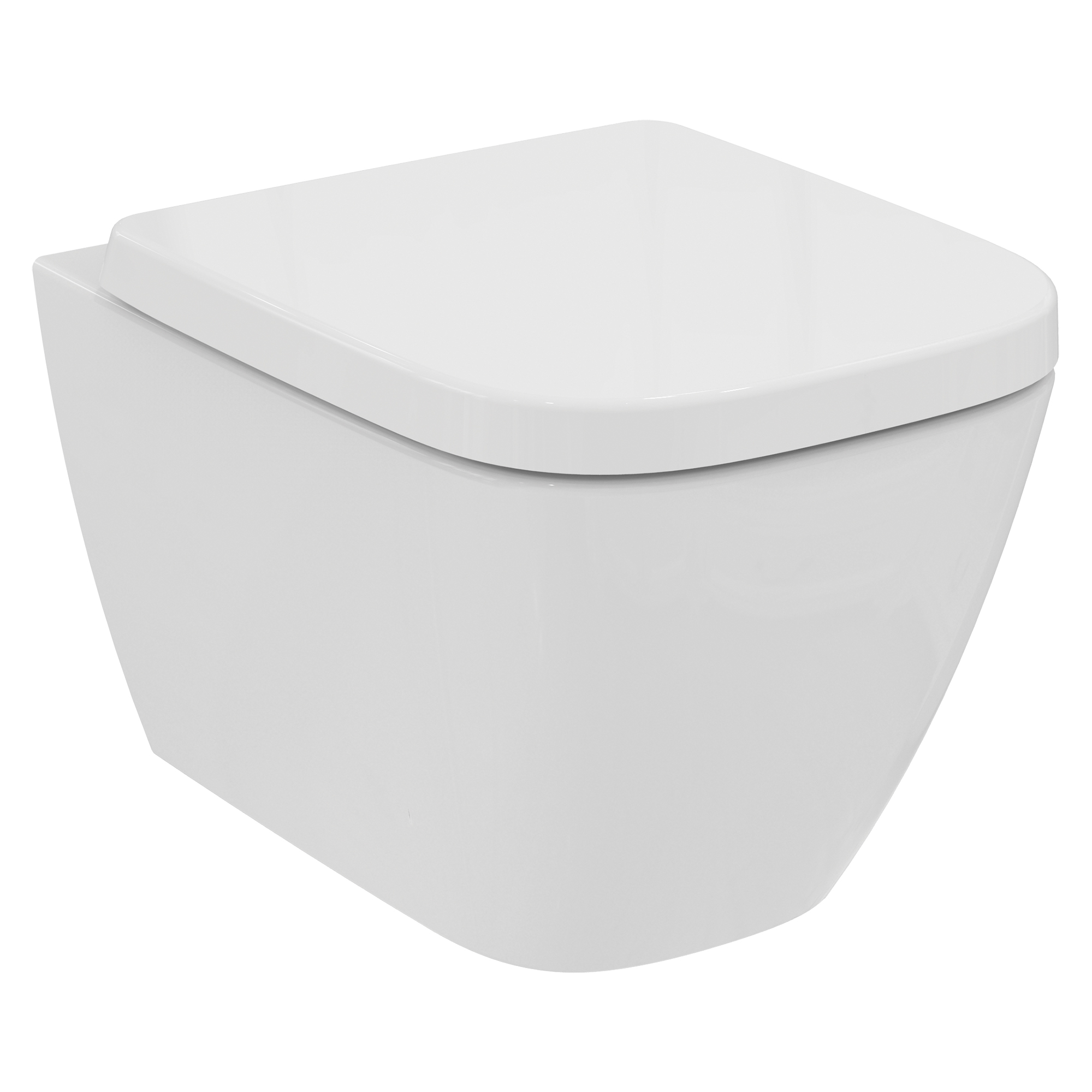 Ideal Standard i.life S Compact Wall Hung Rimless Toilet with Soft Close Seat