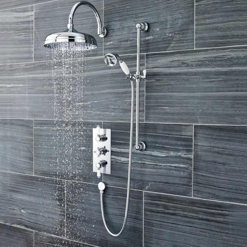 Butler & Rose Victoria 2 Outlet Triple Concealed Thermostatic Shower Valve