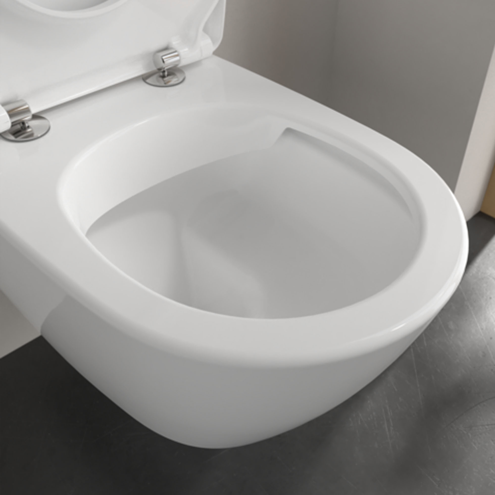 Villeroy & Boch ViConnect Pro 2.0 Frame with Subway 2.0 Rimless Wall Mounted Toilet, Flush Plate & Soft Close Toilet Seat