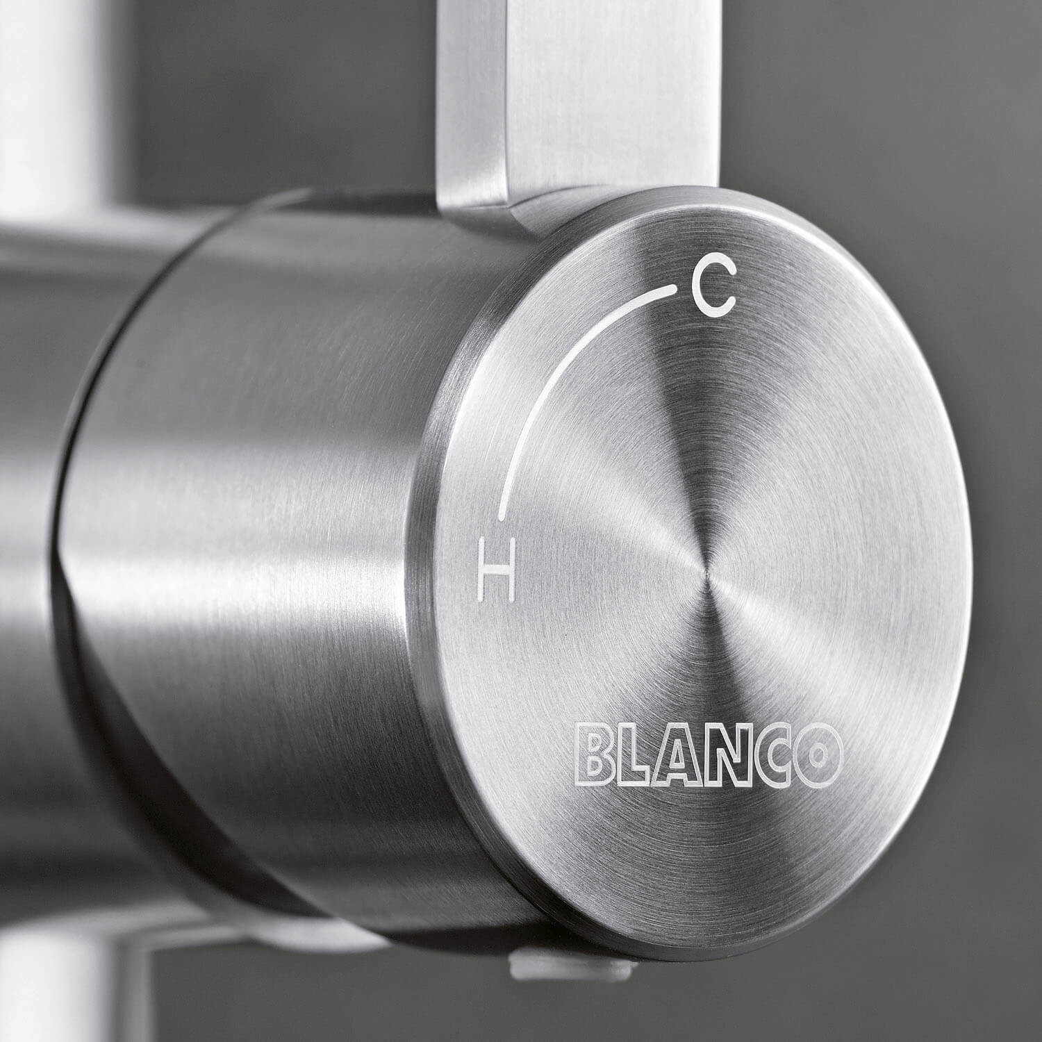 Blanco Candor WRAS Approved Single Lever Brushed Stainless Steel Mono Kitchen Mixer Tap