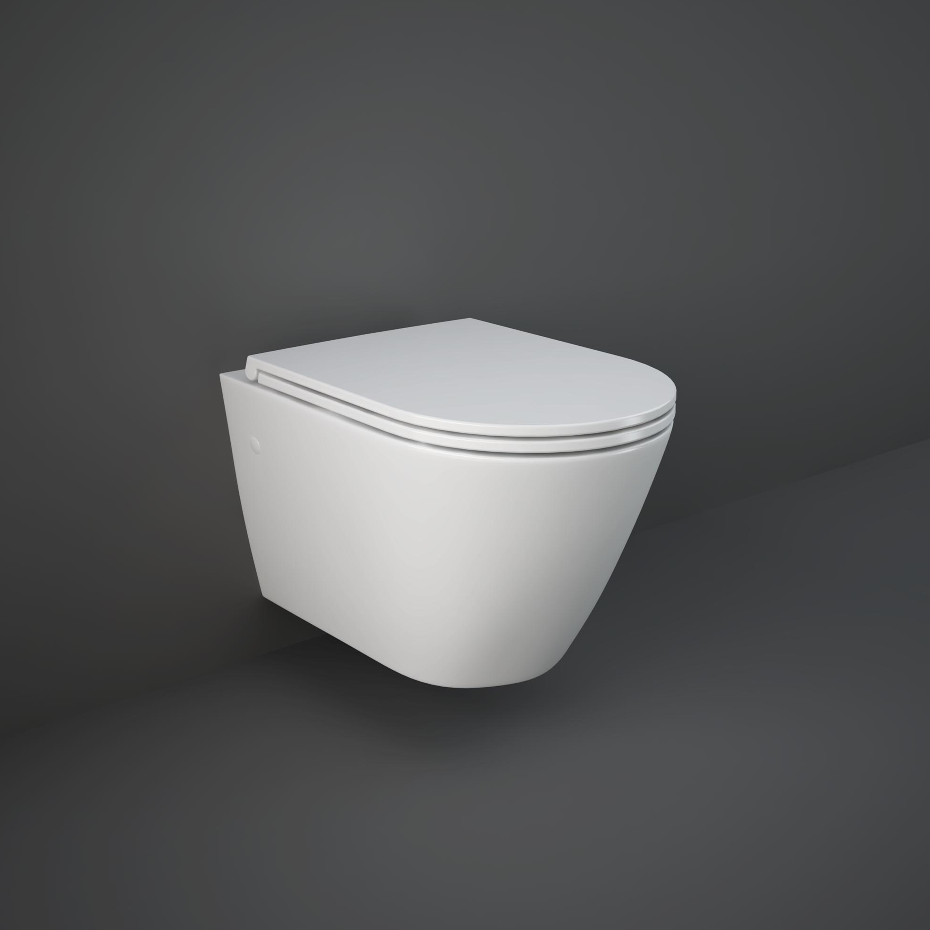 RAK Resort Rimless Wall Hung Toilet & Soft Close Seat
