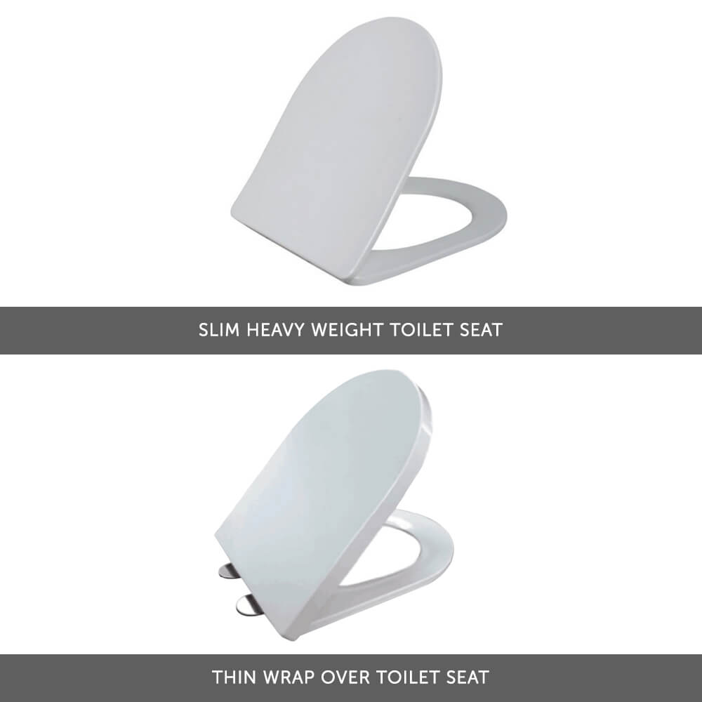 Harbour Serenity Rimless Wall Hung Toilet with Soft Close Seat