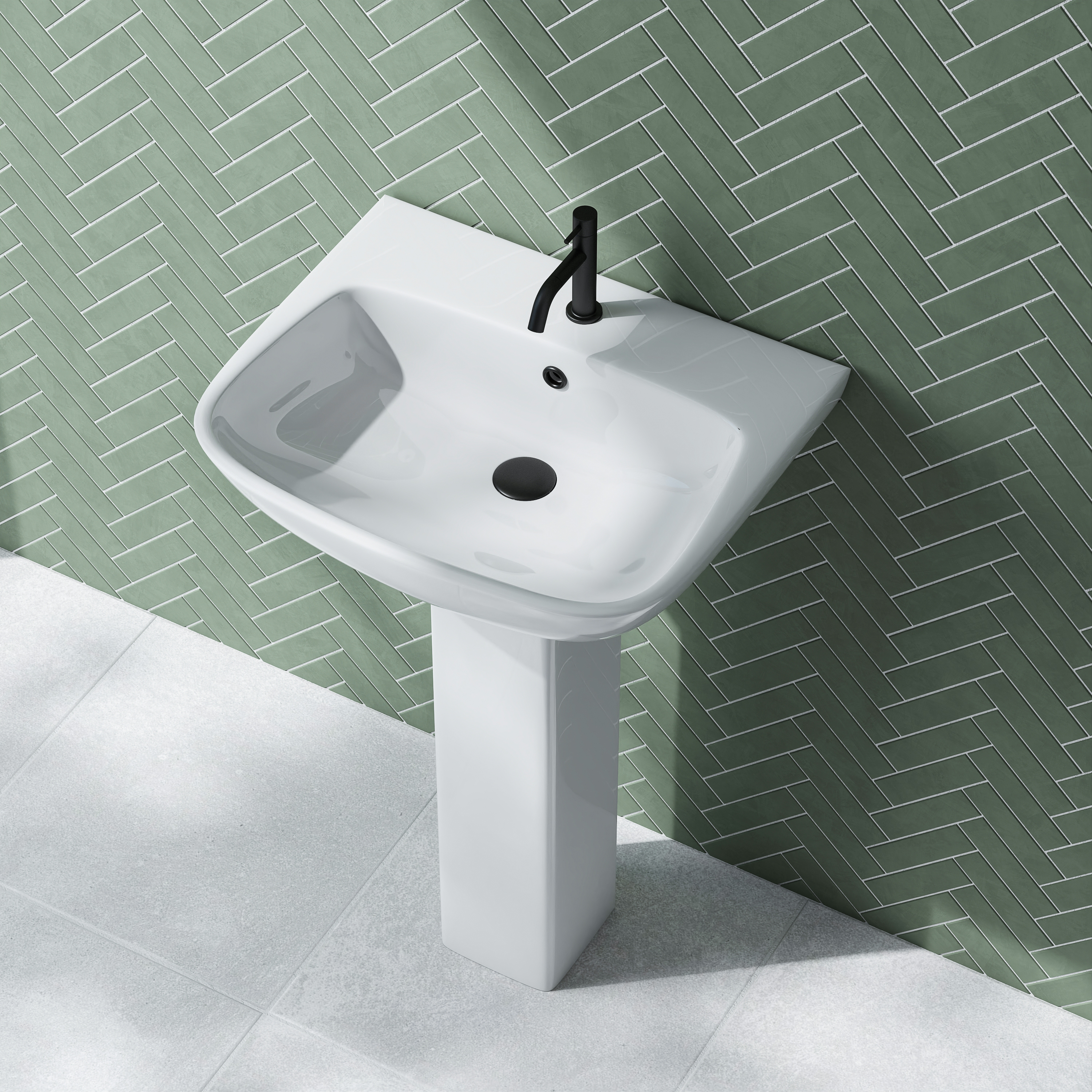 Emily Modern Bathroom Suite with Rimless Toilet 