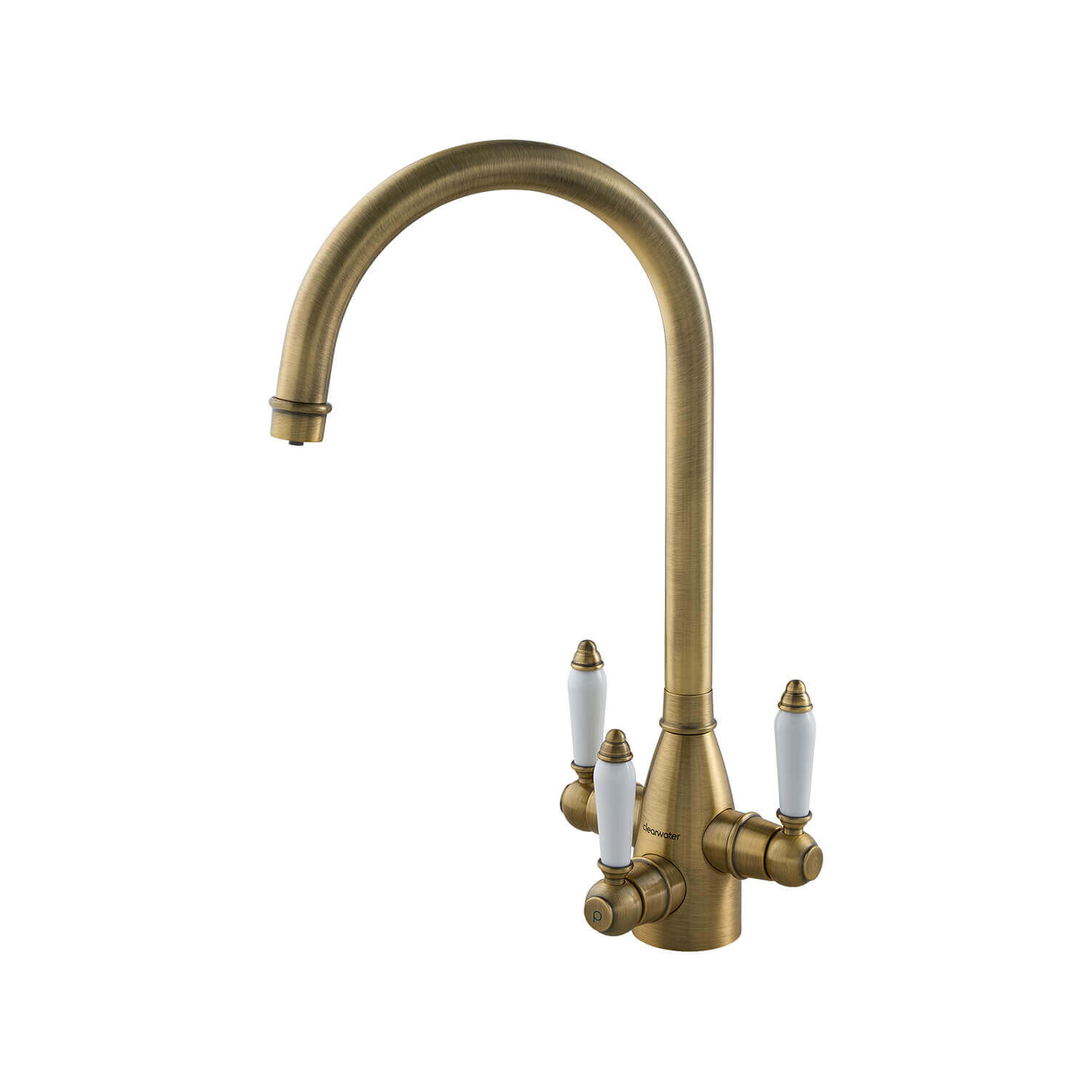 Clearwater Krypton Triple Lever Mono Kitchen Mixer and Cold Filtered Water Tap