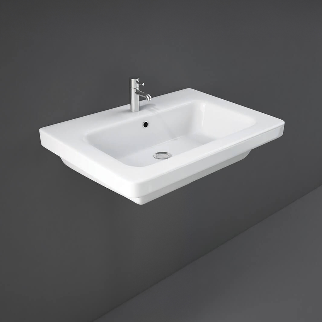 RAK Resort 1 Tap Hole Wall Hung Basin