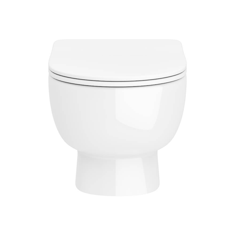 Harbour Serenity Rimless Wall Hung Toilet with Soft Close Seat