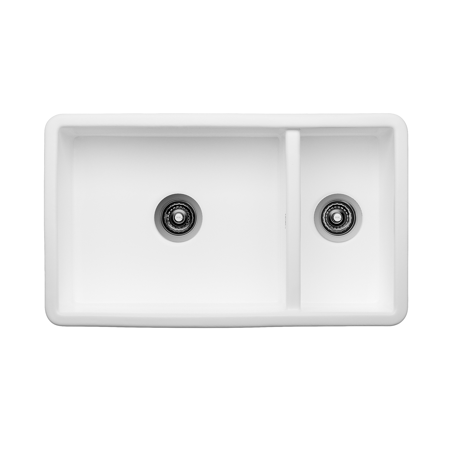 Thomas Denby Suffolk Belfast 1.5 Bowl Gloss White Ceramic Kitchen Sink - 795 x 465mm