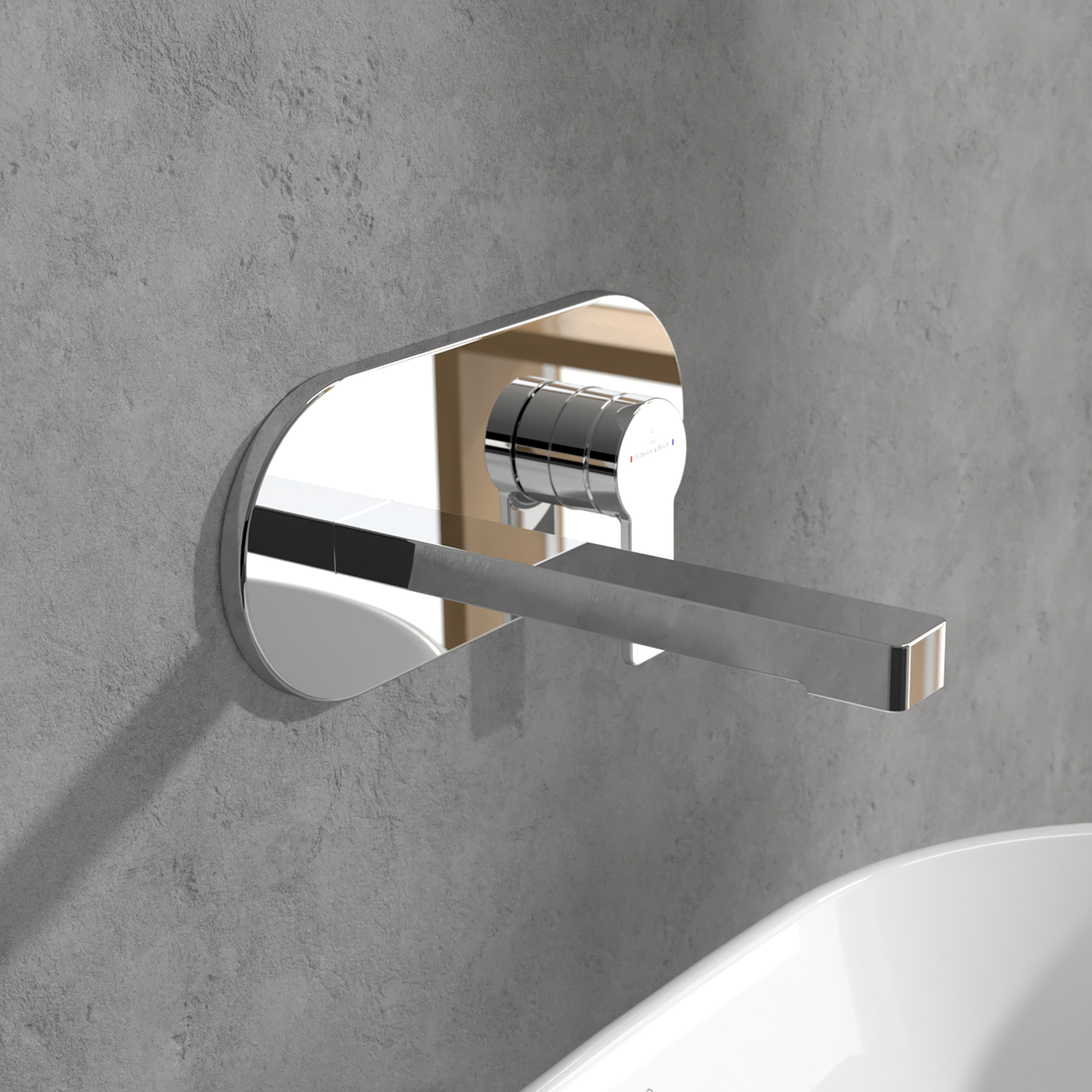 Villeroy & Boch Architectura Wall Mounted Basin Mixer Tap & Easy Installation Box