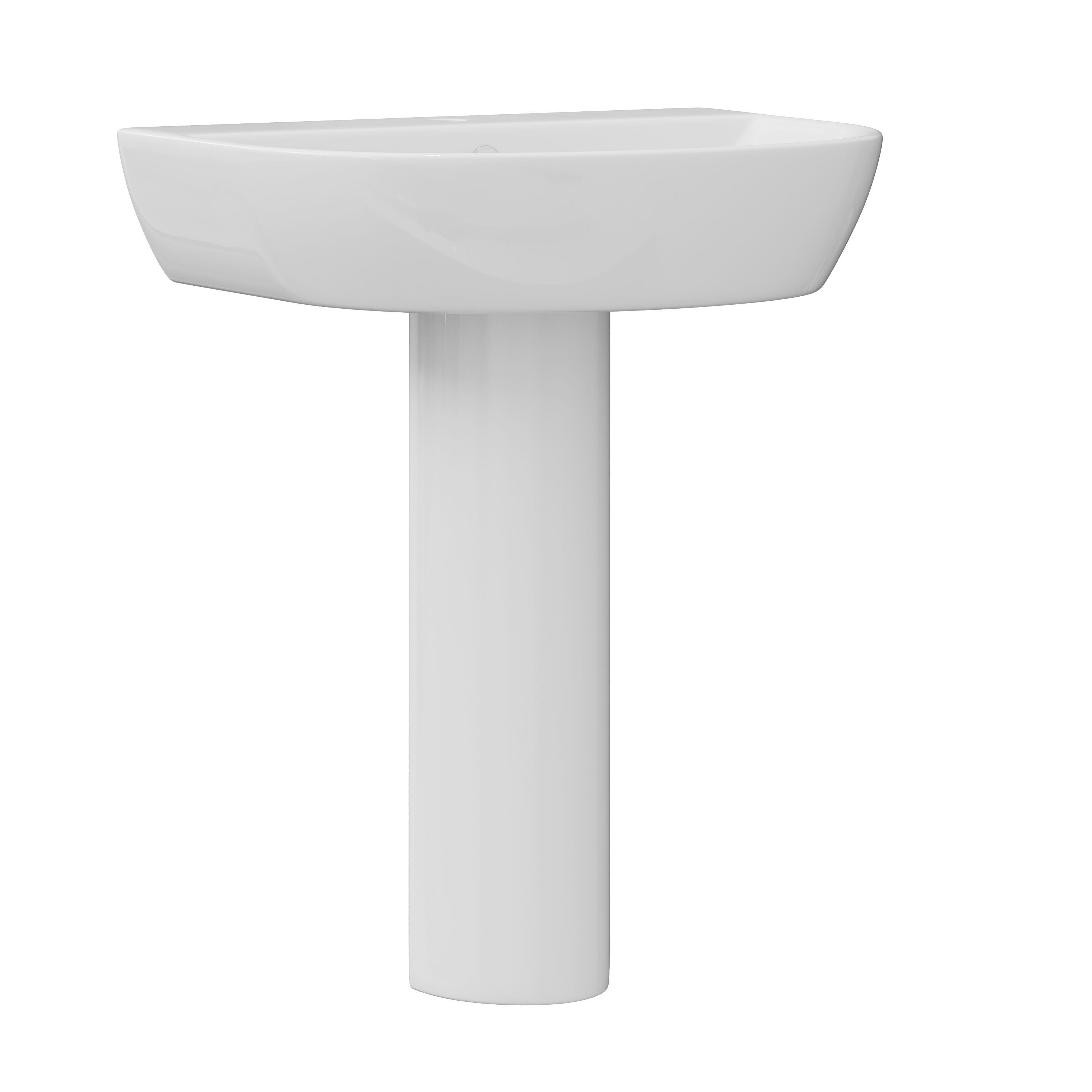 Harbour Clarity 555mm Basin & Full Pedestal