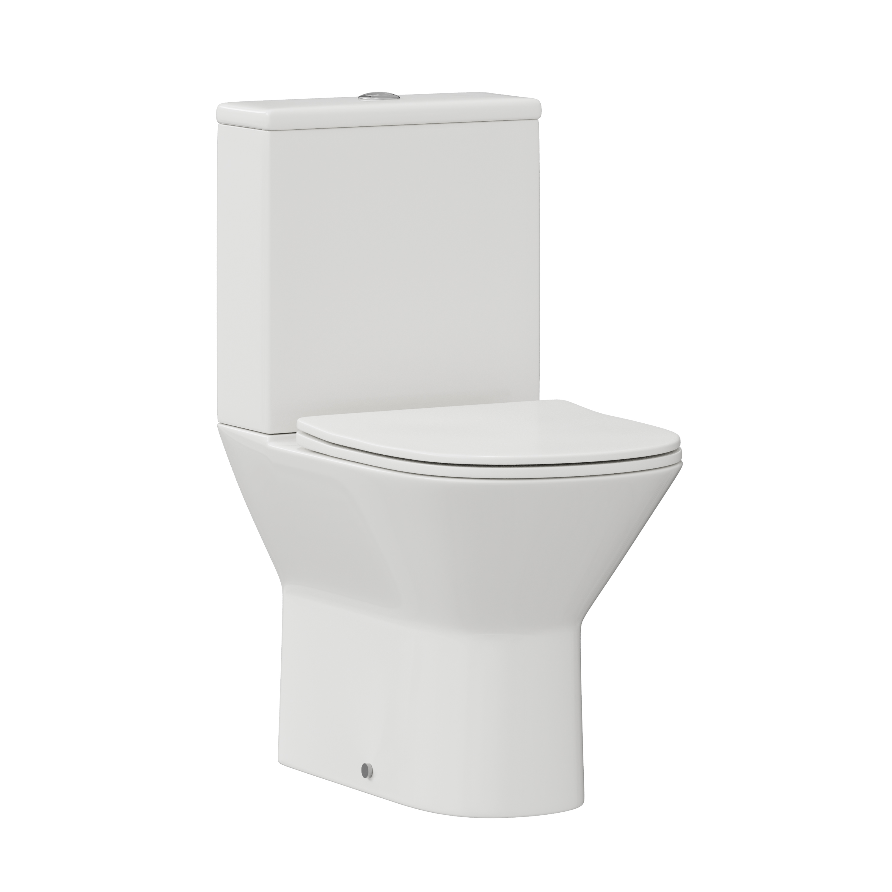 Harbour Identity Close Coupled Rimless Back to Wall Toilet & Soft Close Seat