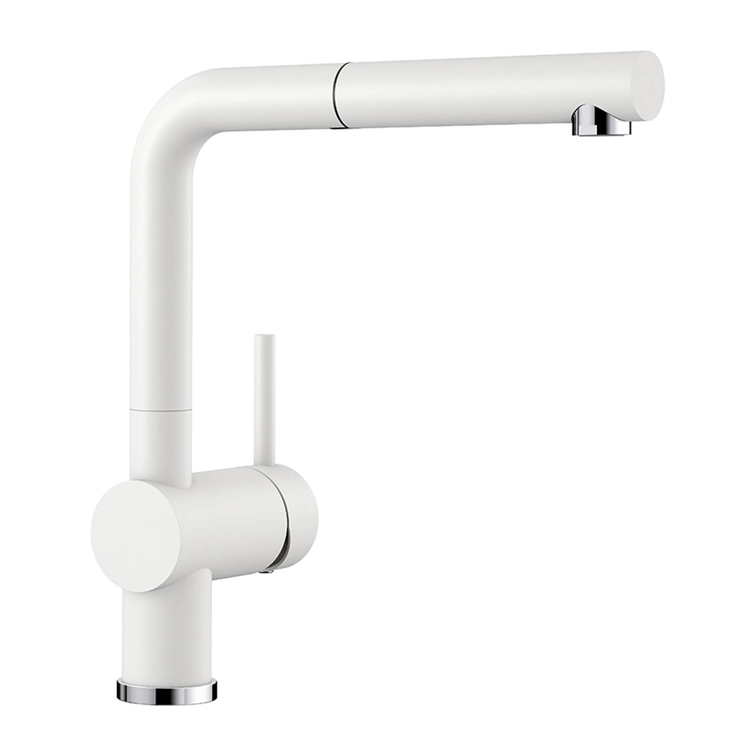 Blanco Linus-S Vario Single Lever Mono Pull Out Kitchen Mixer Tap with Silgranit Matching Finish