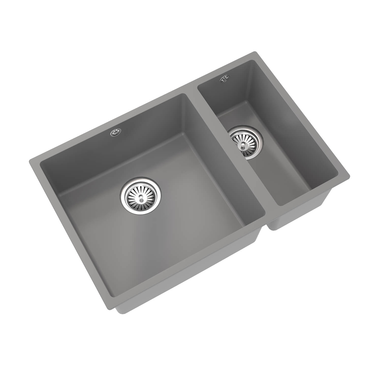 Vellamo Designer 1.5 Bowl Comite Composite Inset/Undermount Kitchen Sink & Waste - 670 x 440mm