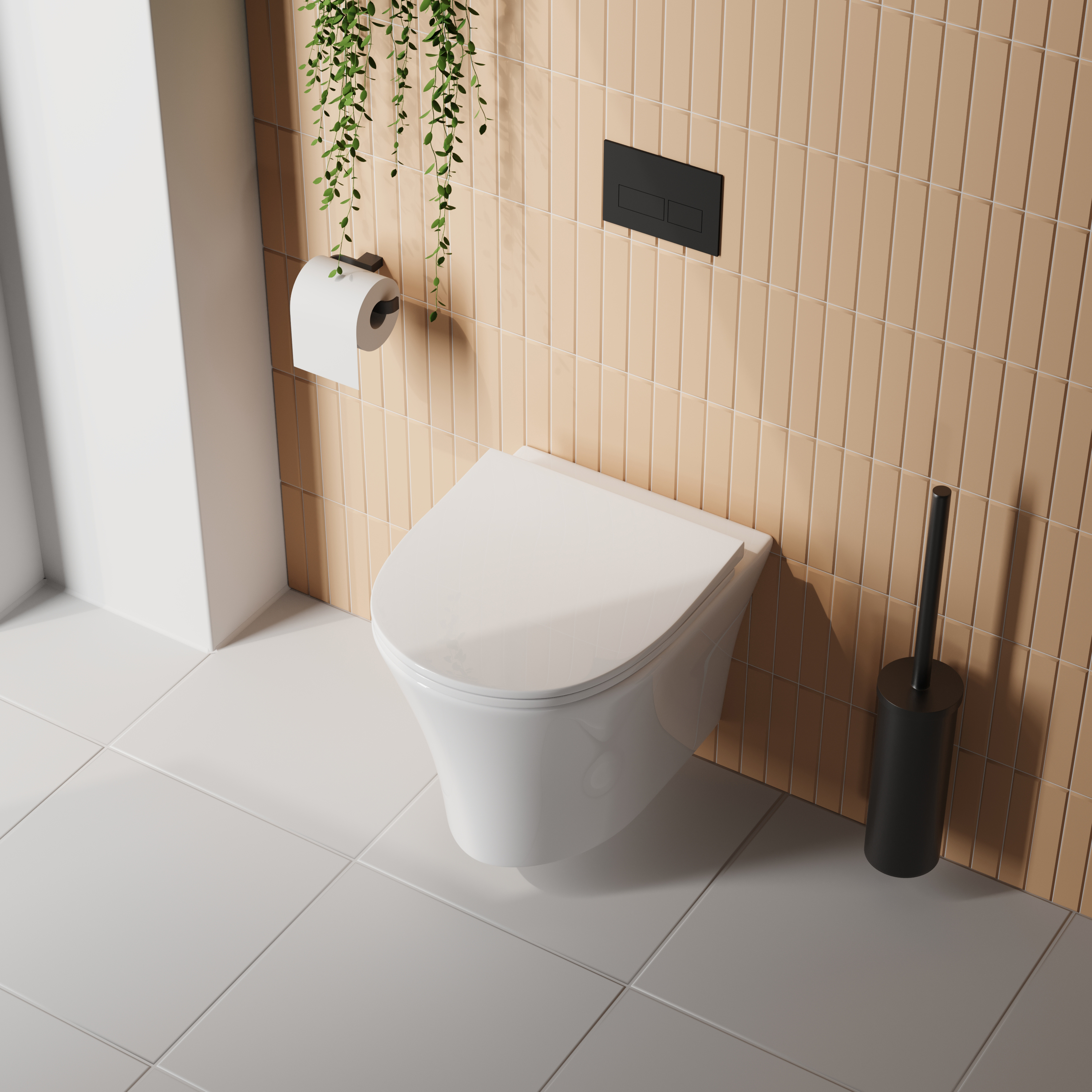 Harbour Acclaim Rimless Short Projection Wall Hung Toilet & Soft Close Seat