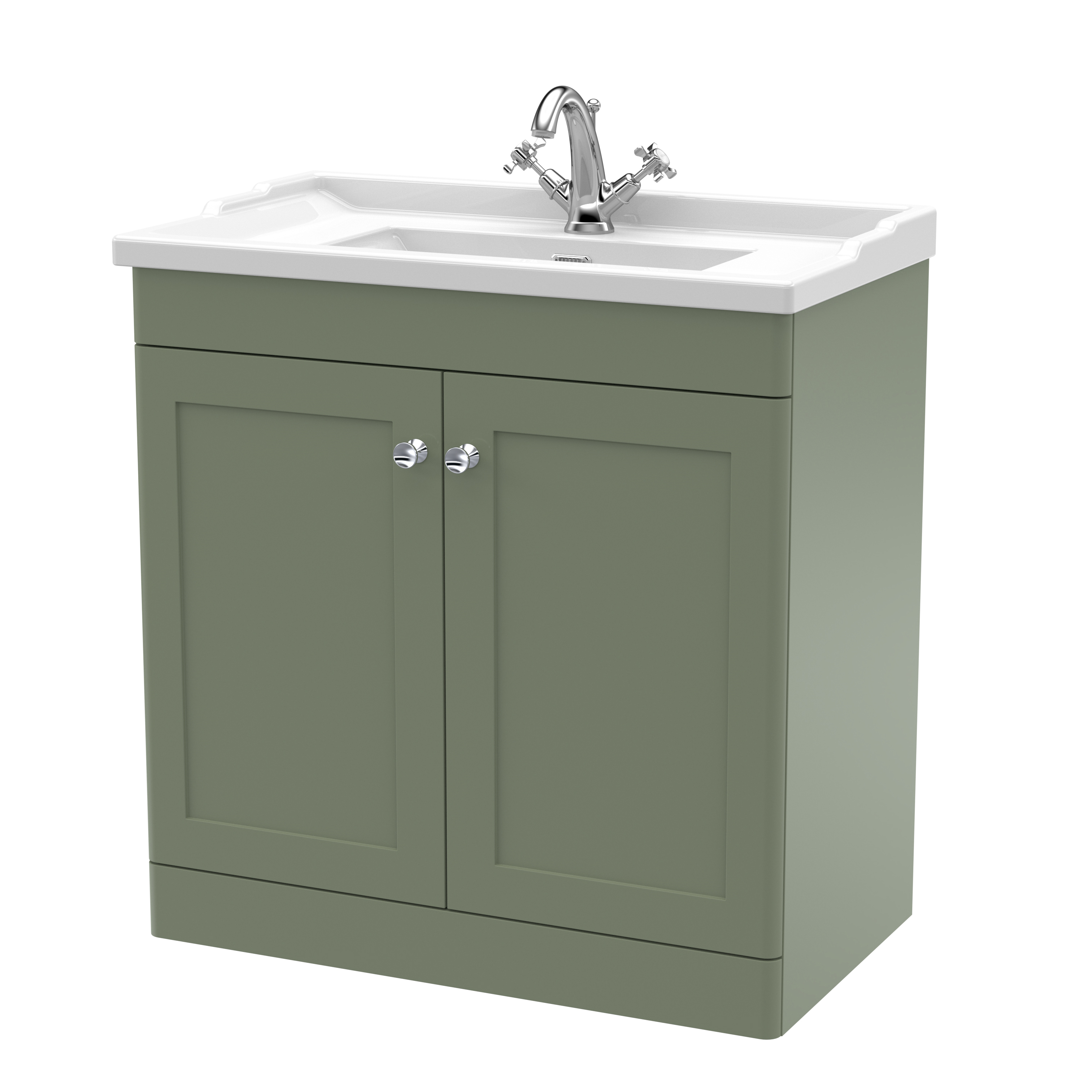 Butler & Rose Ophelia 800mm Floorstanding 2 Door Vanity Unit & Basin