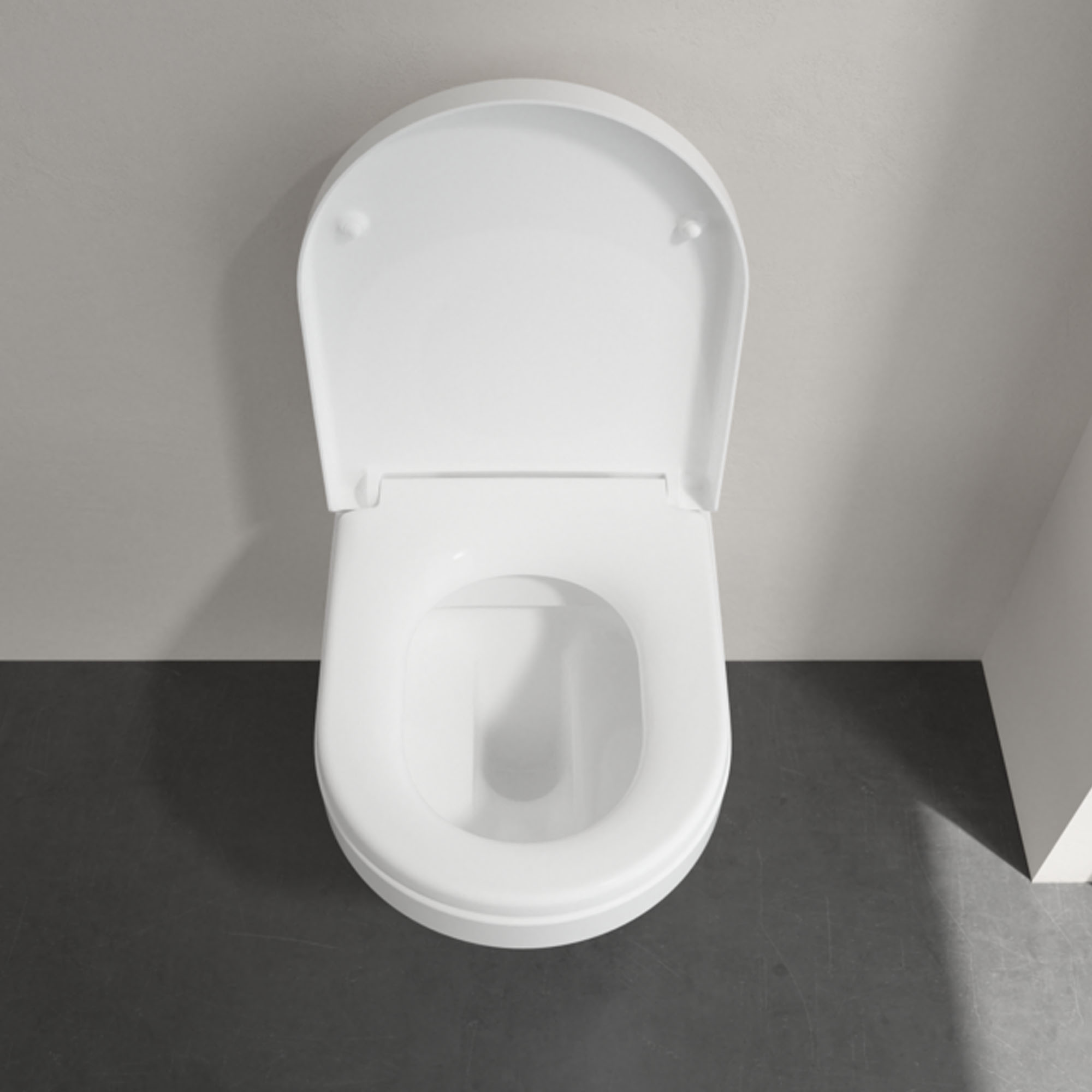 Villeroy & Boch ViConnect Pro 2.0 Frame with Architectura Round Rimless Wall Mounted Toilet, Flush Plate & Soft Close Toilet Seat