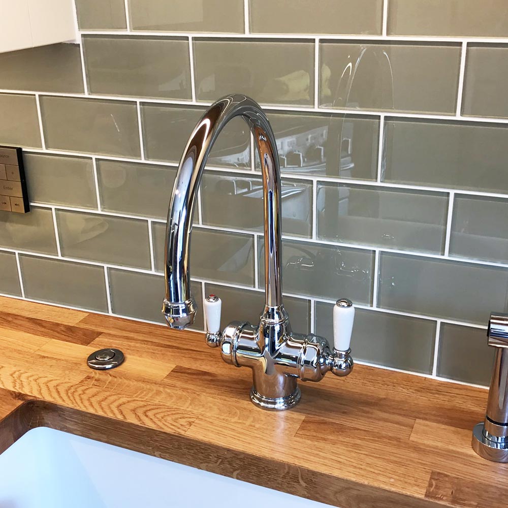 Perrin & Rowe Phoenician C Spout 3-in-1 Instant Hot Water Mixer Tap