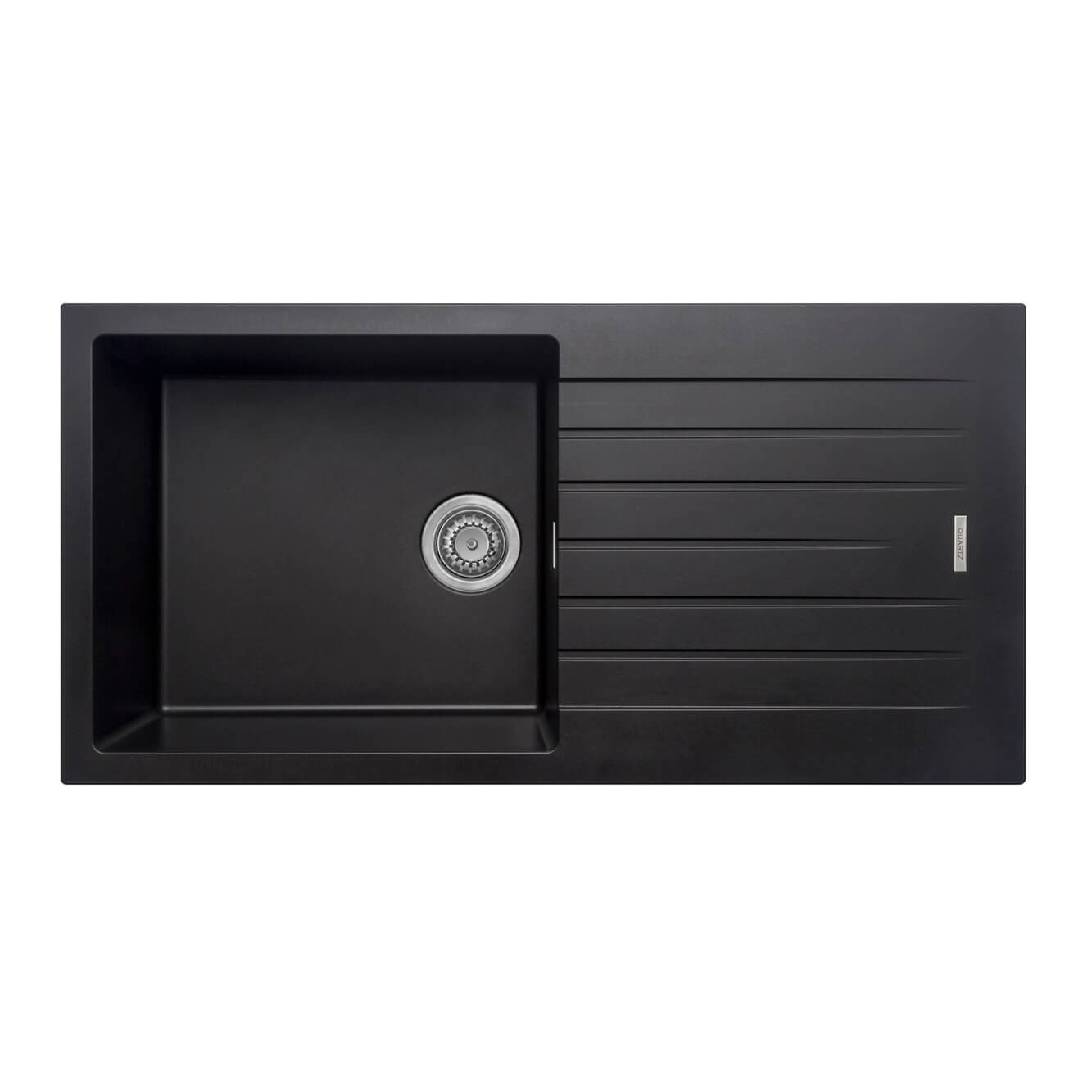 Vellamo Horizon Large Single Bowl Granite Composite Kitchen Sink & Waste - 1000 x 500mm