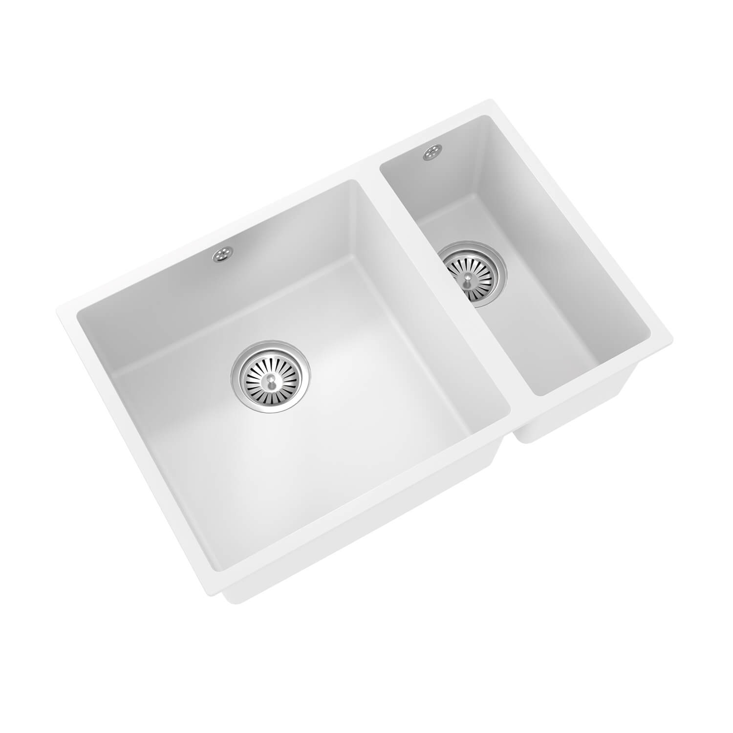 Vellamo Designer 1.5 Bowl Comite Composite Inset/Undermount Kitchen Sink & Waste - 670 x 440mm