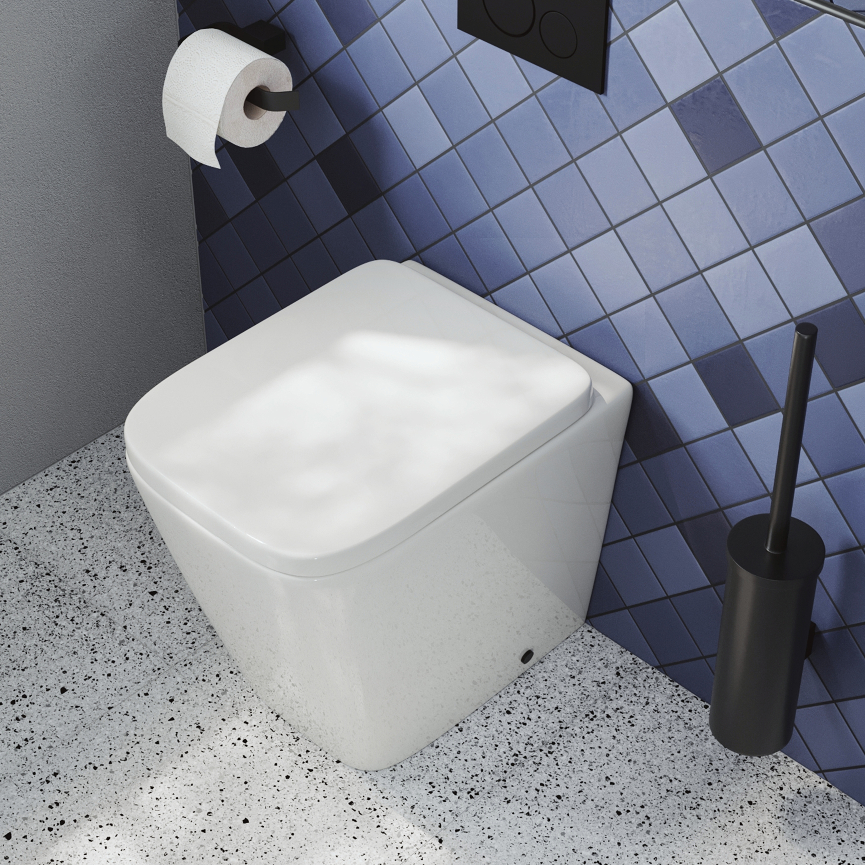 Harbour Unity Rimless Back to Wall Toilet & Soft Close Seat