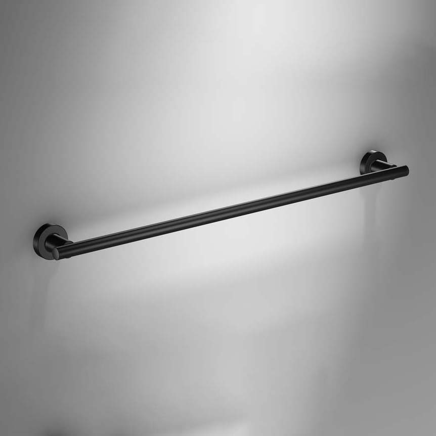 Sonia Tecno Project Black Towel Rail - 330 / 510 / 660mm